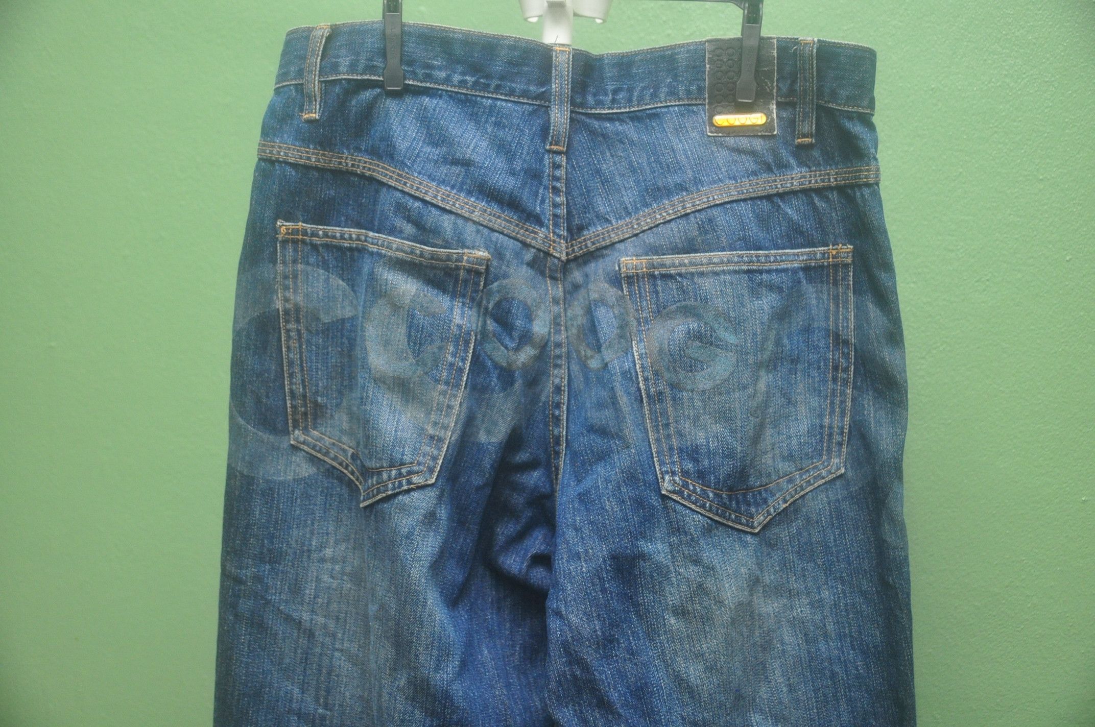 Coogi × Japanese Brand Vintage Coogi Denim Japanese Travis Scott Fashion Style Size US 33 - 4 Thumbnail