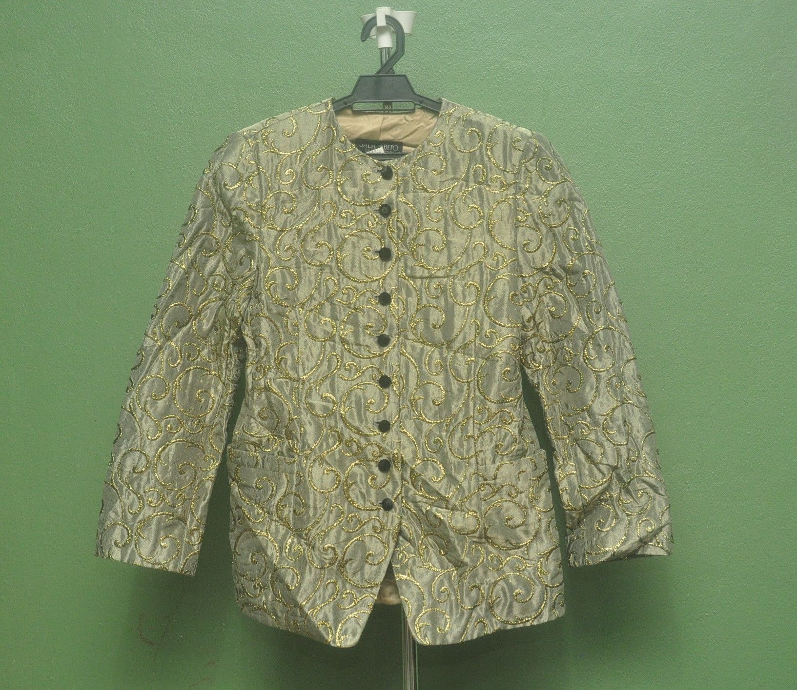 image of Vintage Sala Abito Japanese Designer Women Fashion Style (Size Medium)