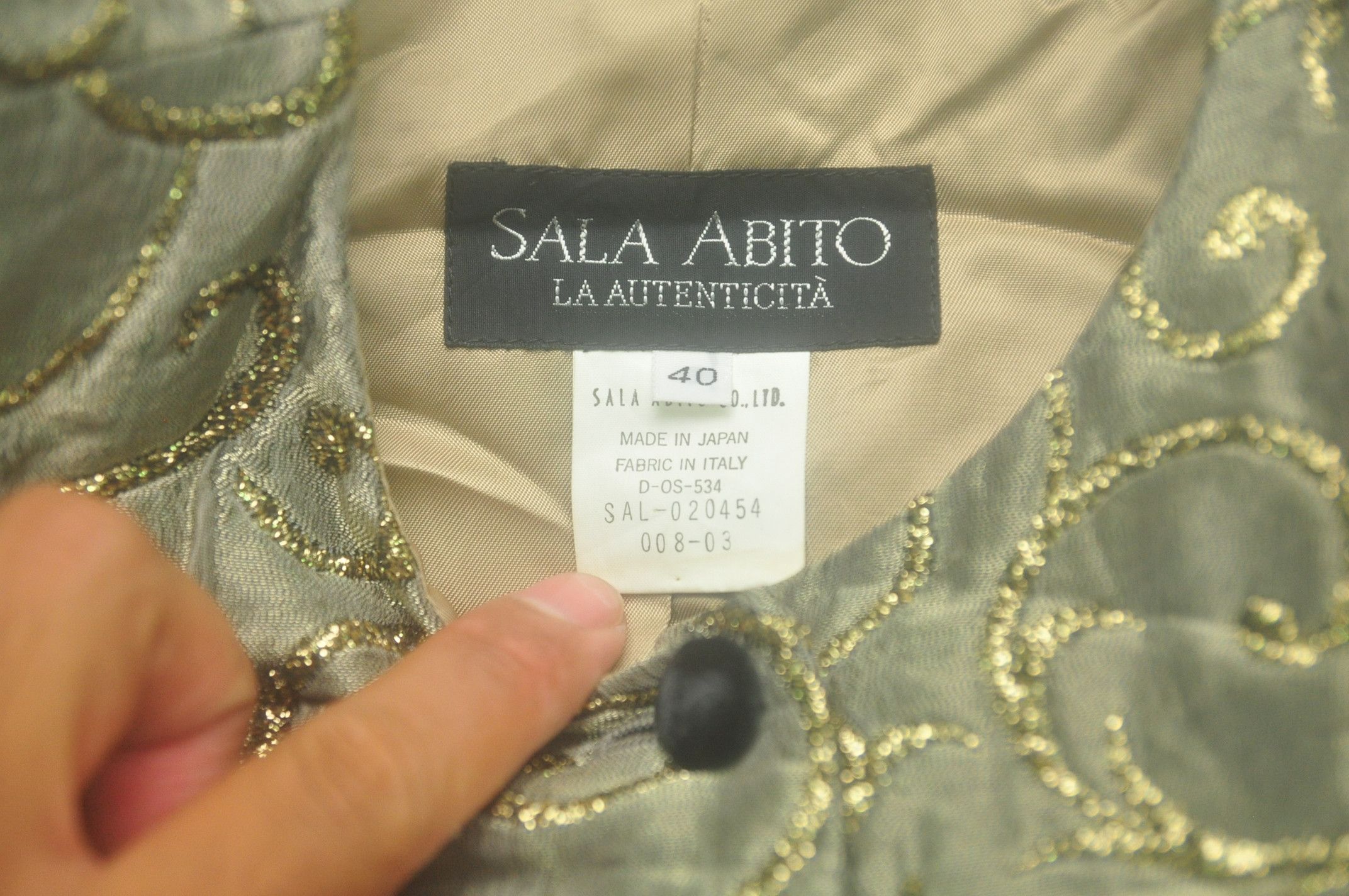 Japanese Brand × Vintage Vintage Sala Abito Japanese Designer Women Fashion Style Size M / US 6-8 / IT 42-44 - 8 Thumbnail
