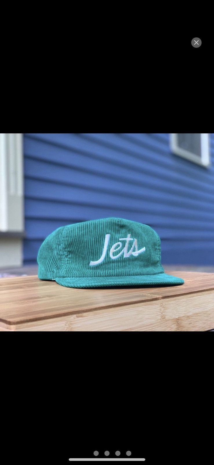 Vintage Jets corduroy cap Grailed