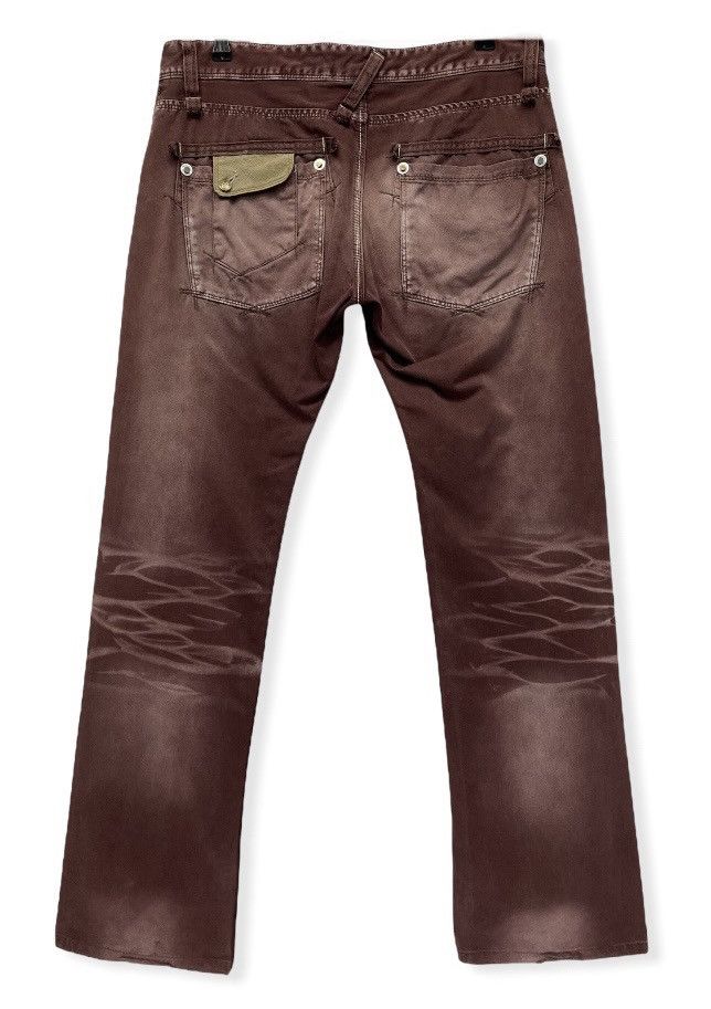 Japanese Brand Vintage RATLE TRAP Japan Whisker Faded Pants Size US 32 / EU 48 - 5 Thumbnail