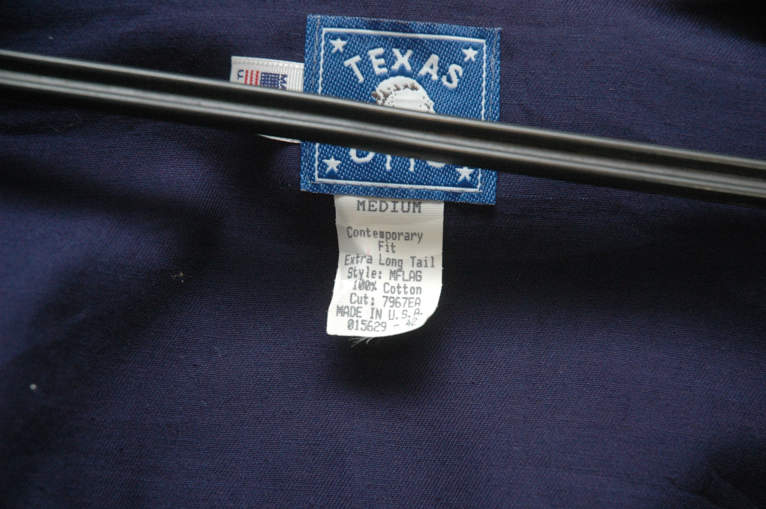 Vintage Vintage Texas Cotton Made in USA Dense Cowboy Shirt Size US M / EU 48-50 / 2 - 7 Thumbnail