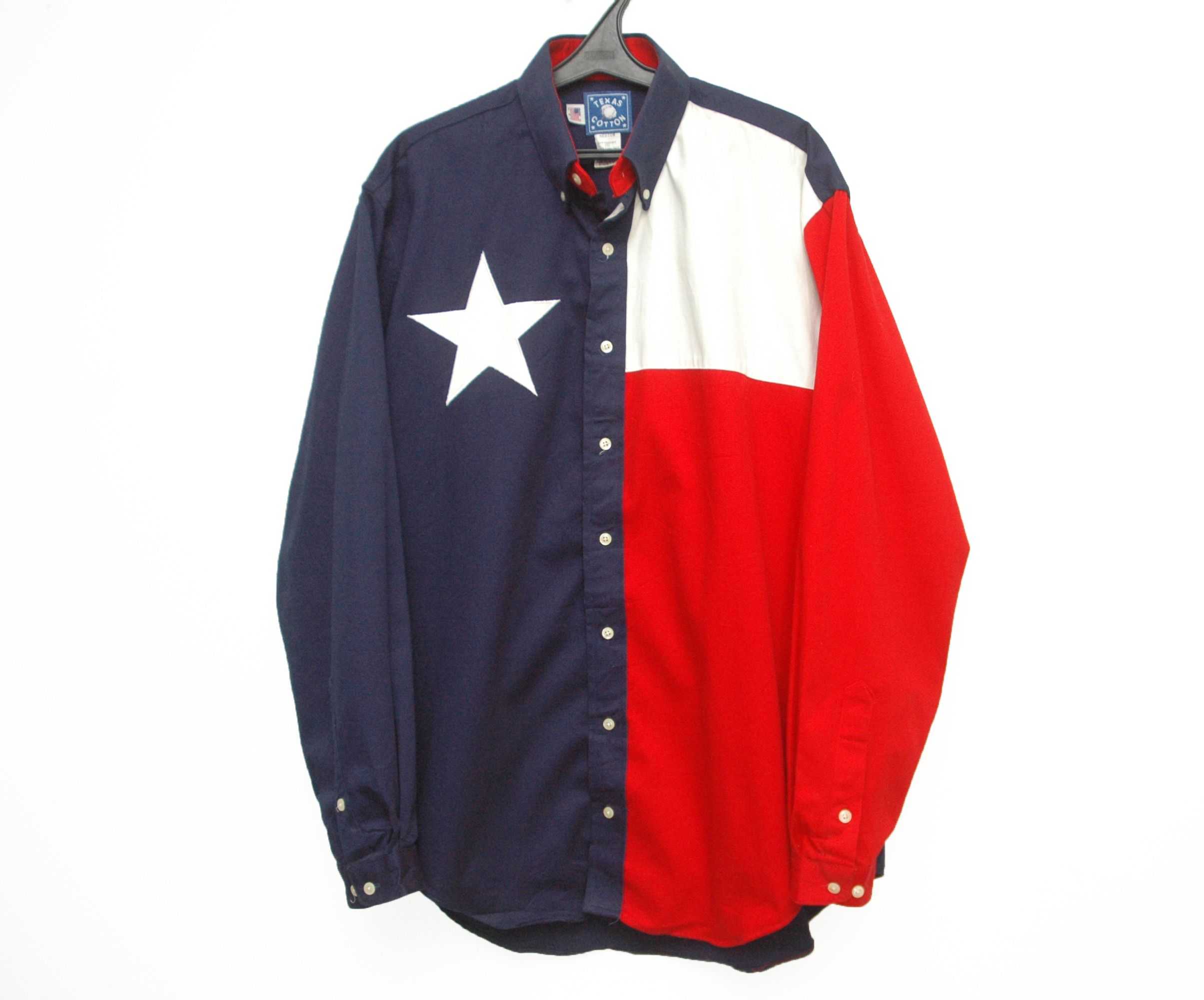Vintage Vintage Texas Cotton Made in USA Dense Cowboy Shirt Size US M / EU 48-50 / 2 - 1 Thumbnail