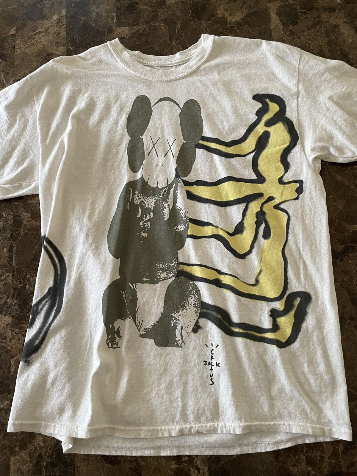 fragment kaws tee