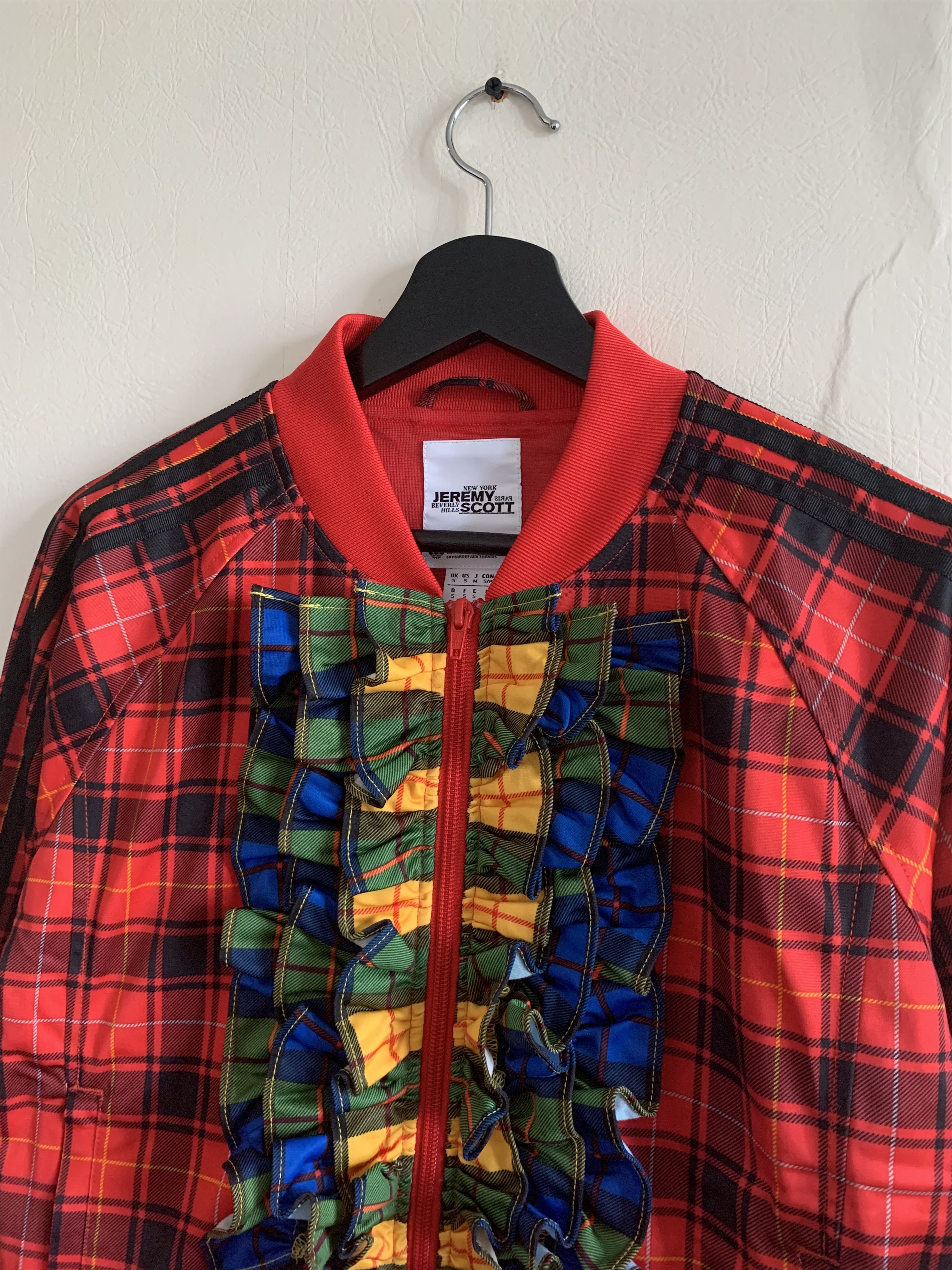 Adidas × Jeremy Scott RARE Adidas Jeremy Scott SS13 Ruffle Plaid