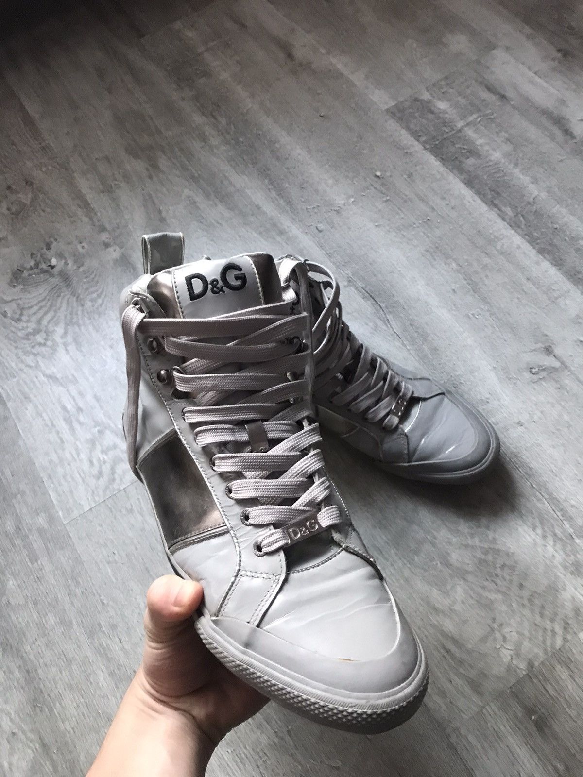 Dolce & Gabbana × Vintage Vintage Dolce Gabbana D&G Hi Tops