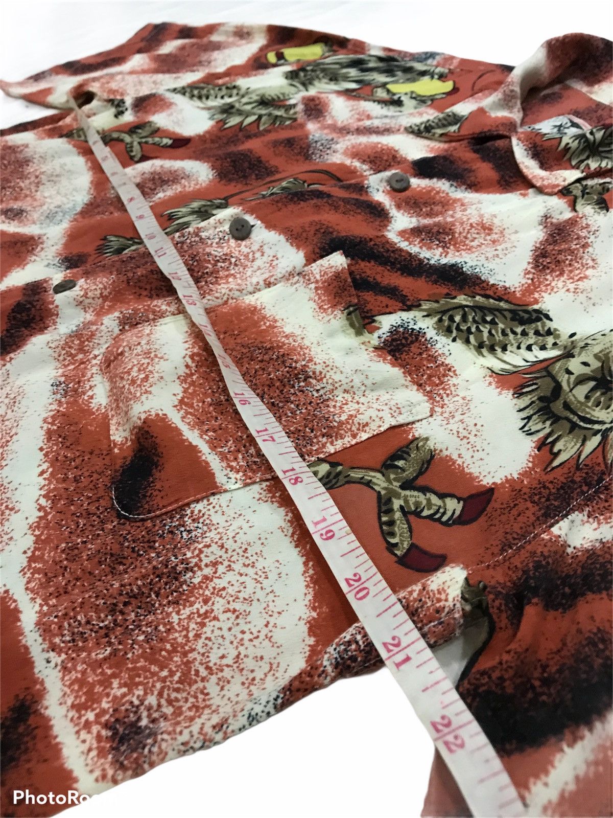 Japanese Brand EUC 100% RAYON DRAGON MOTIVE HAWAIIAN SHIRT YAKUZA JAPAN Size US M / EU 48-50 / 2 - 3 Thumbnail