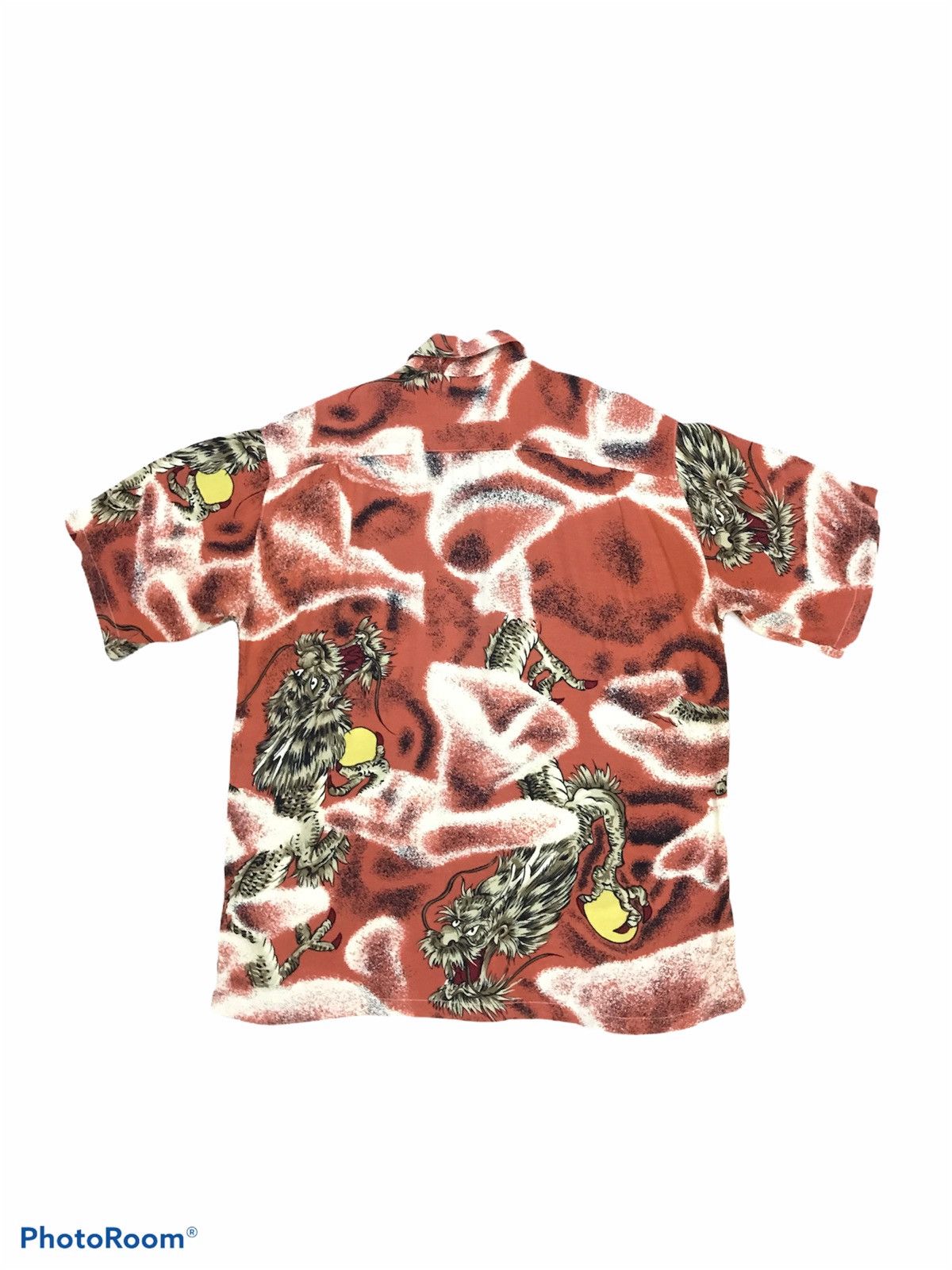 Japanese Brand EUC 100% RAYON DRAGON MOTIVE HAWAIIAN SHIRT YAKUZA JAPAN Size US M / EU 48-50 / 2 - 1 Thumbnail