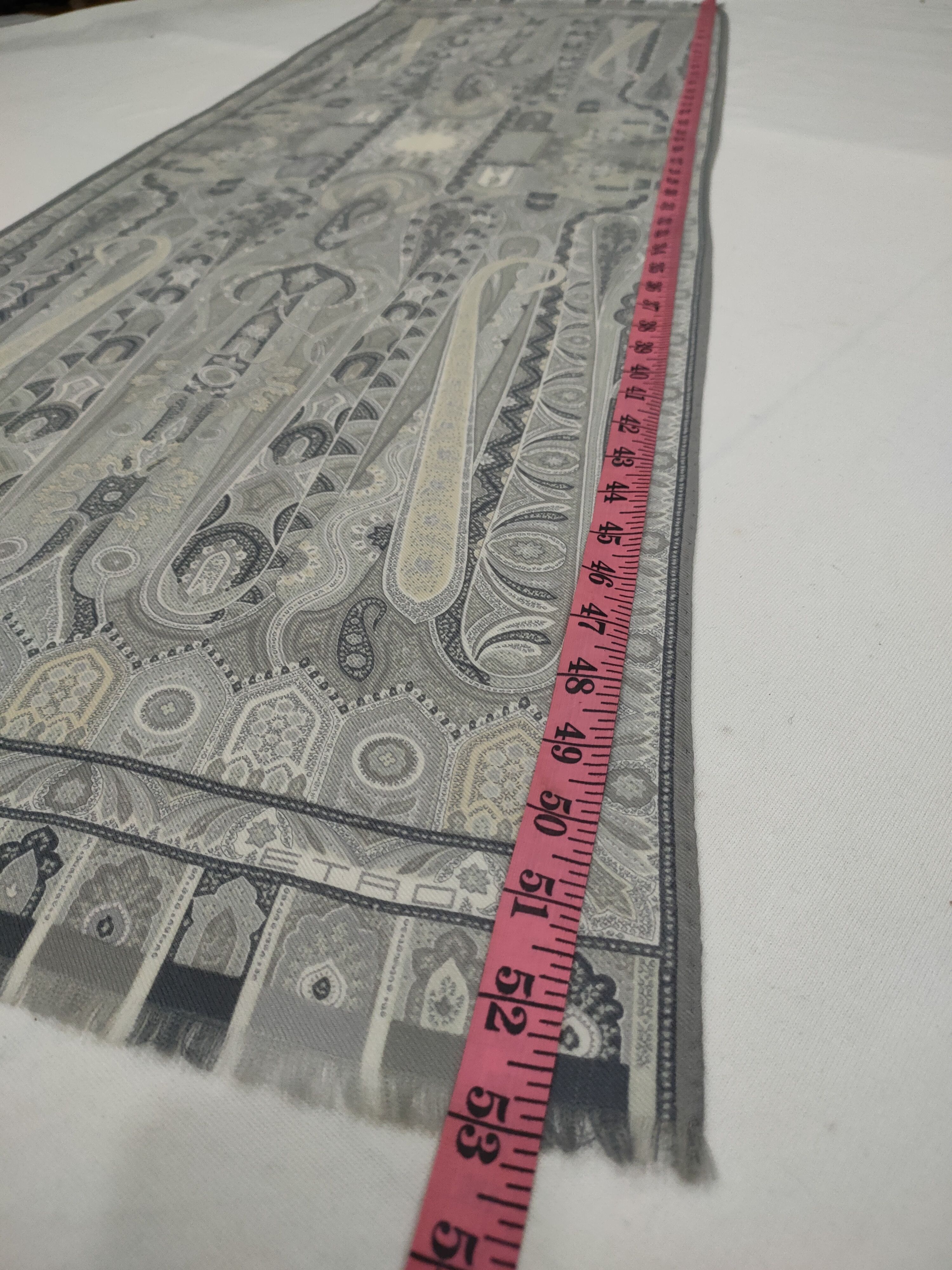 Etro PAISLEY WOOL SILK SCARF FOULARD Size ONE SIZE - 4 Thumbnail