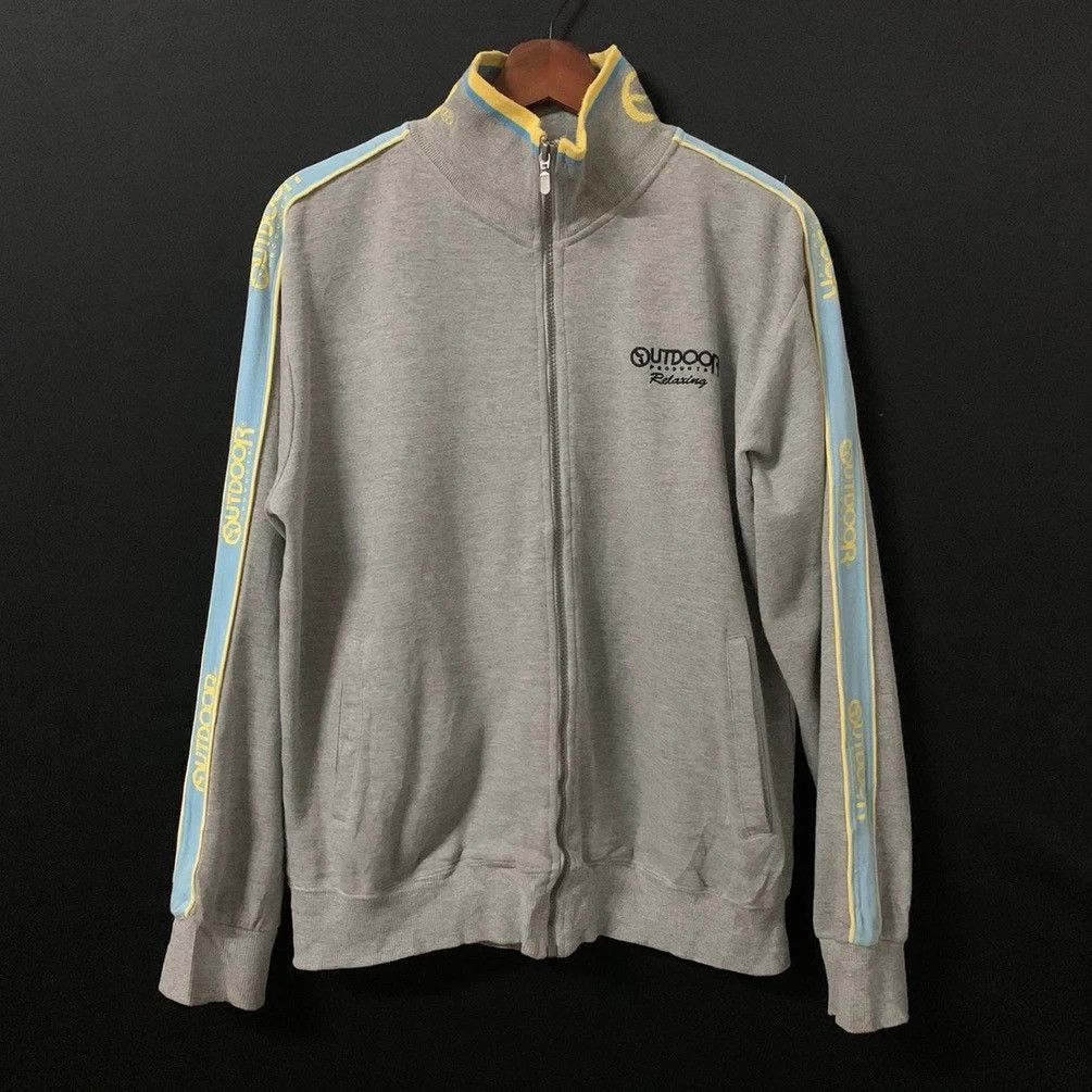 Vintage Outdoor Product Side Tape Zip Ups Jacket