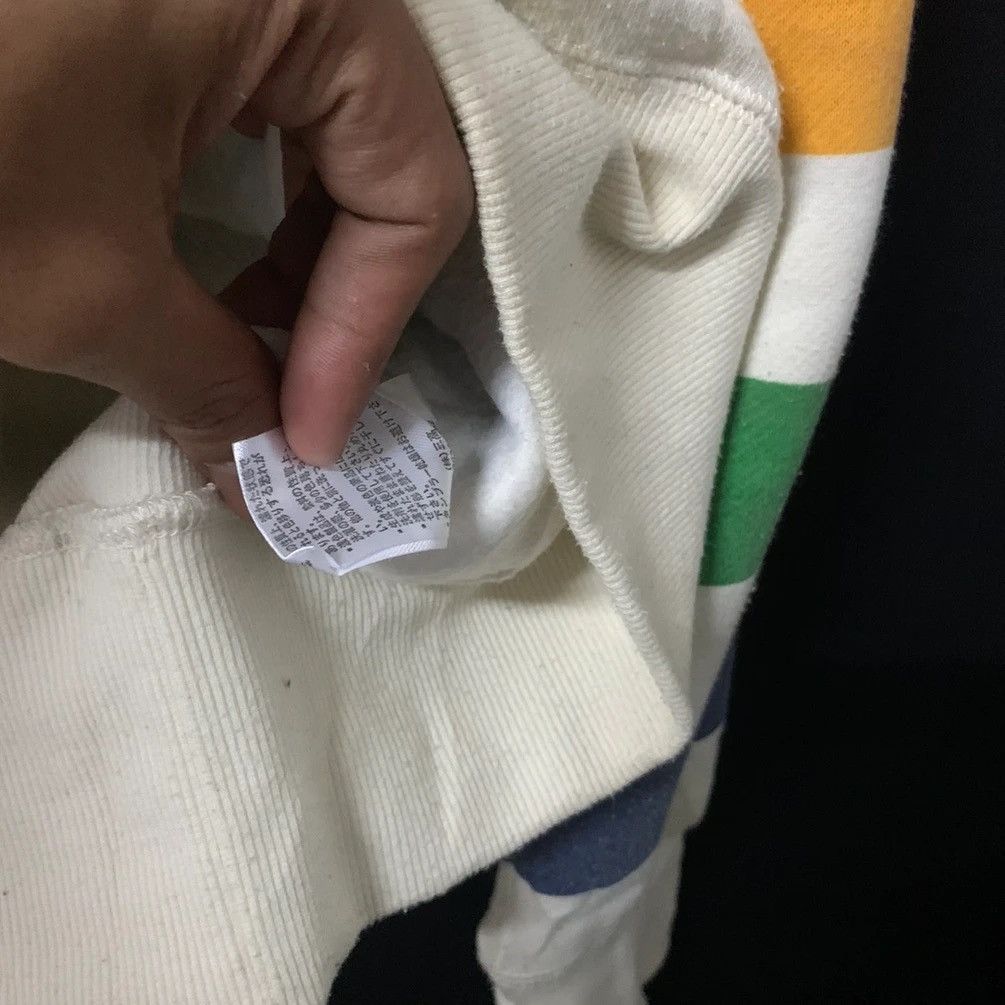 Rainbow × Vintage × go slow caravan Rainbow Striped Go Slow Caravan Hooded Pullover Sweatshirts Size US M / EU 48-50 / 2 - 15 Thumbnail