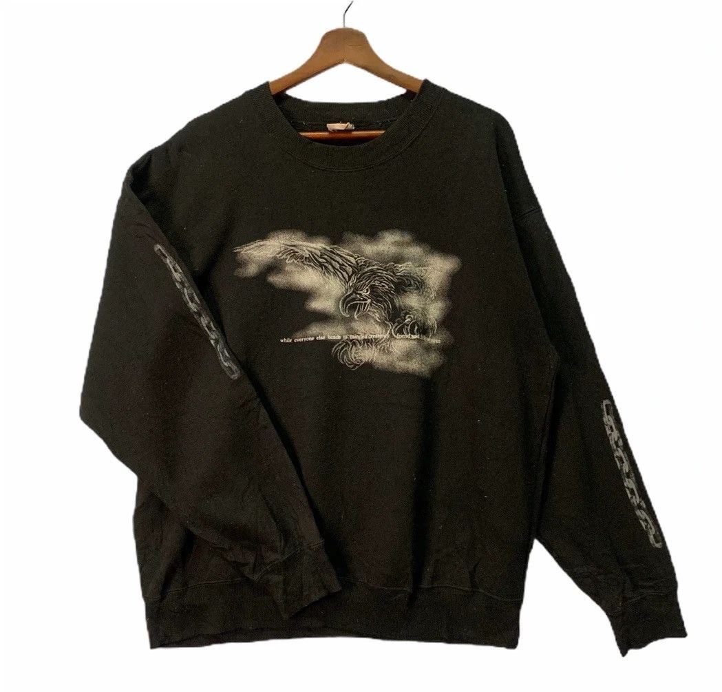 Japanese Brand Limities Concern Eagles Crewneck Pullover Sweatshirts Large Size US L / EU 52-54 / 3 - 1 Thumbnail