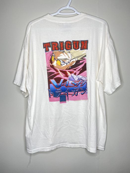 Vintage Vintage 1996 Trigun Anime Vash Giant Tag Tee Shirt | Grailed