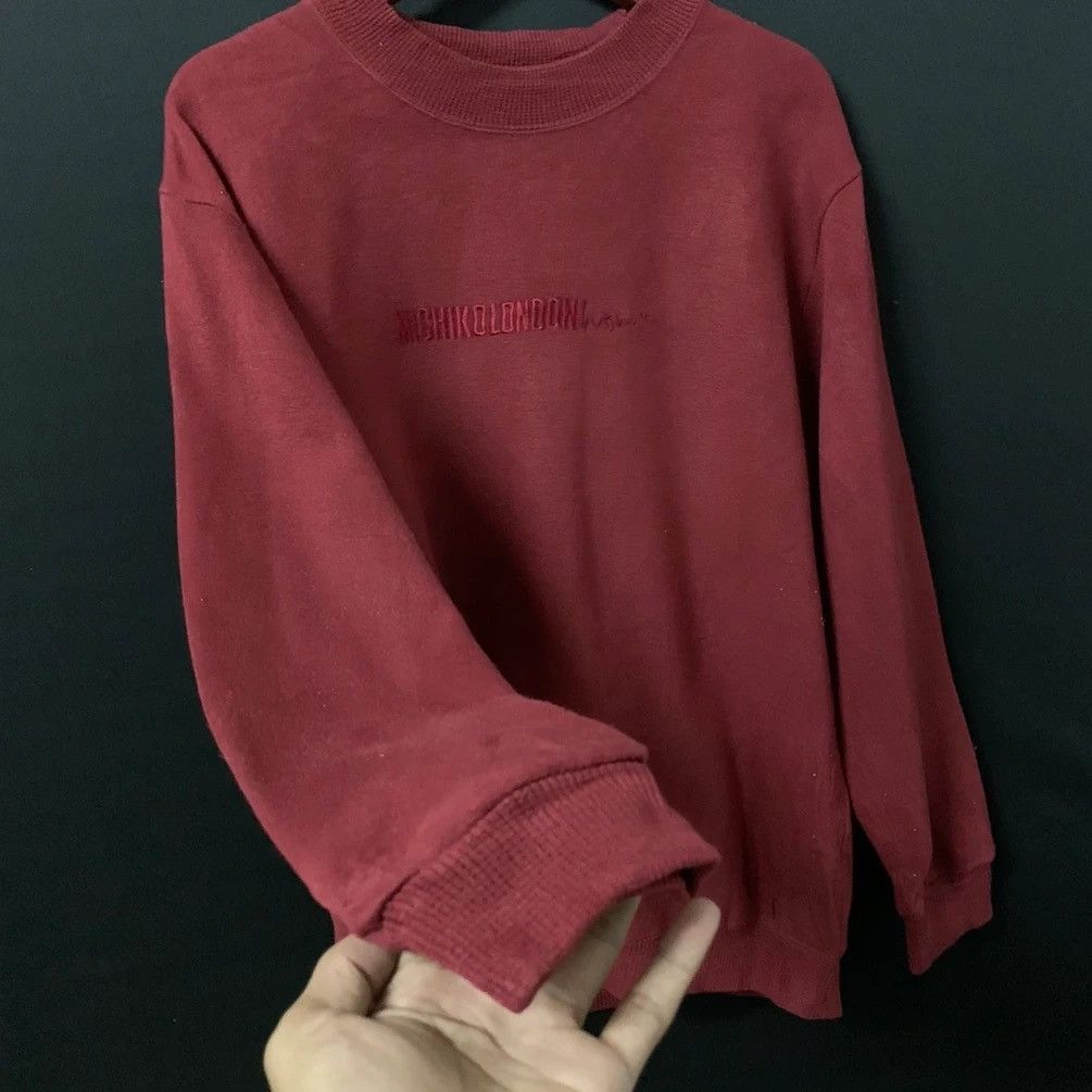 Japanese Brand × Michiko Koshino × Michiko Koshino London Vintage Michiko London Home Spell Out Pullover Sweatshirts Size US L / EU 52-54 / 3 - 4 Thumbnail