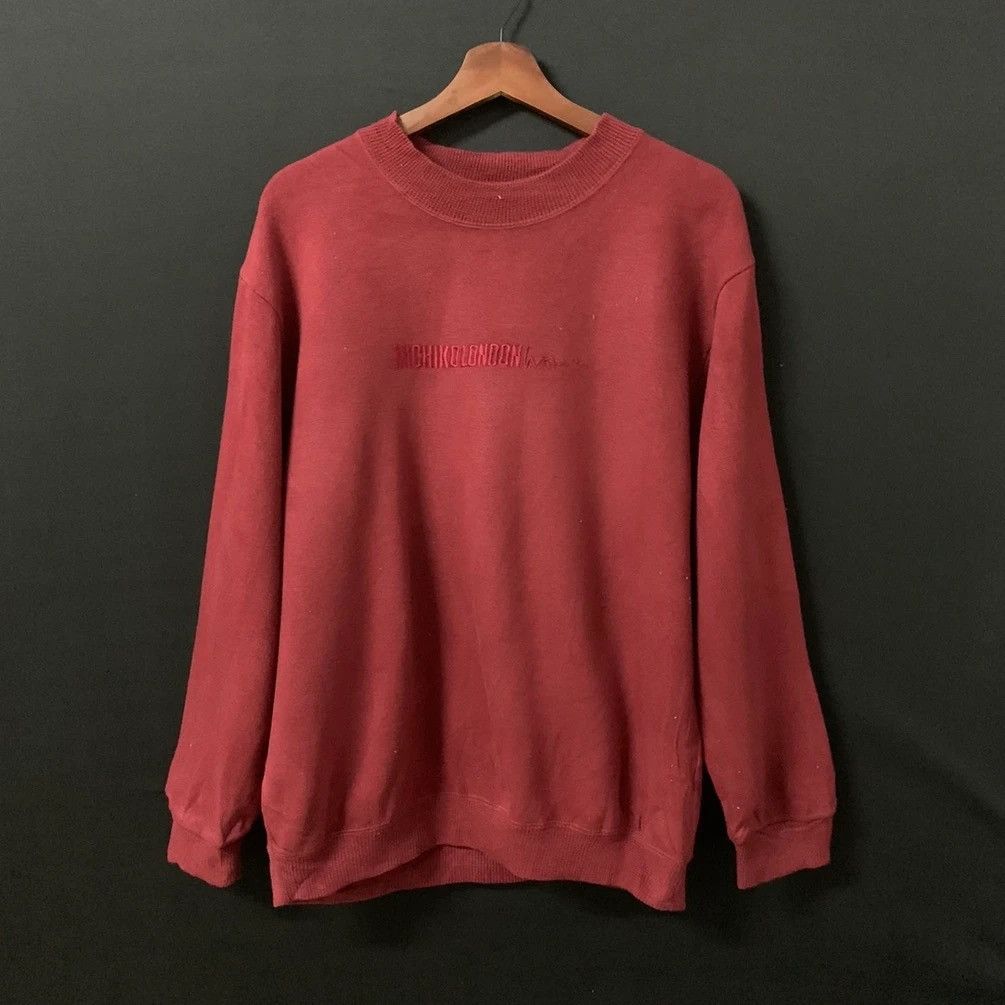 Japanese Brand × Michiko Koshino × Michiko Koshino London Vintage Michiko London Home Spell Out Pullover Sweatshirts Size US L / EU 52-54 / 3 - 1 Thumbnail