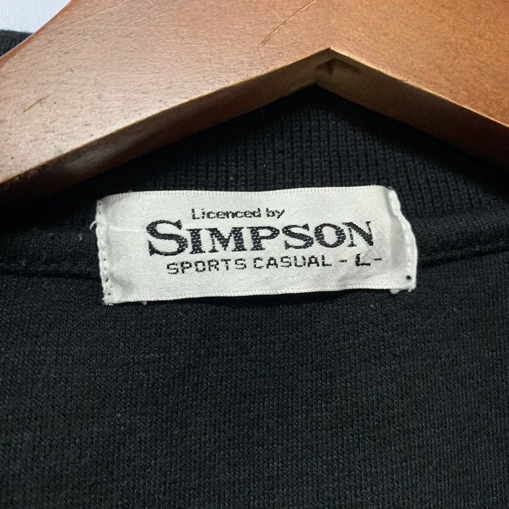 Japanese Brand × The Simpsons × Vintage Vintage Simpson Club Sports Casual Embroidery Sweater Size US M / EU 48-50 / 2 - 7 Thumbnail