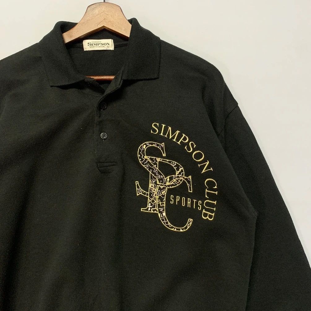Japanese Brand × The Simpsons × Vintage Vintage Simpson Club Sports Casual Embroidery Sweater Size US M / EU 48-50 / 2 - 2 Thumbnail
