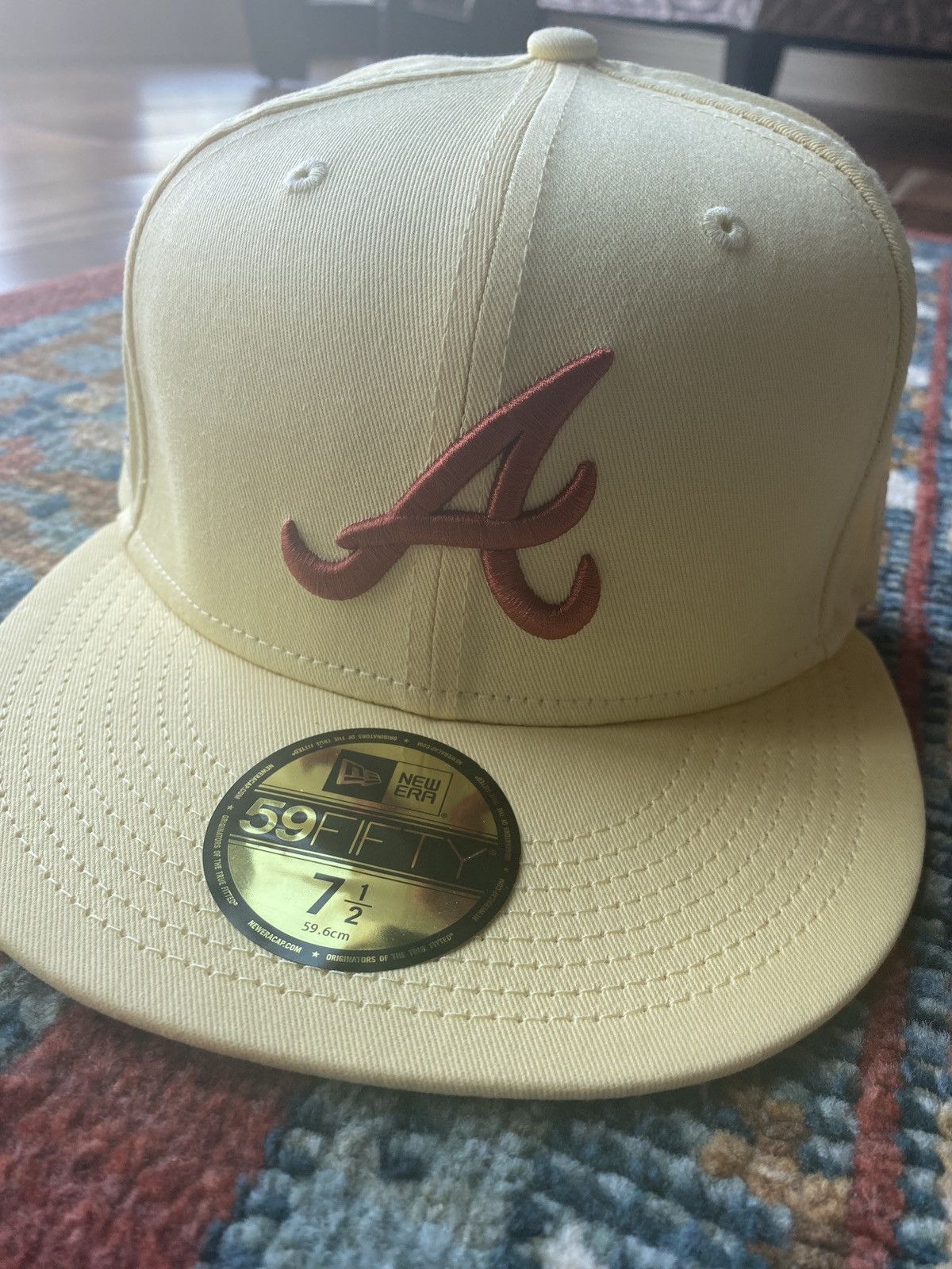 Hat Club × MLB × New Era Exclusive Fitted Yellow Atlanta Braves 30th Anniversary7 1/2 Size ONE SIZE - 2 Thumbnail