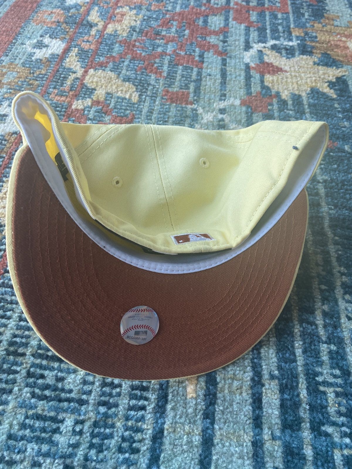 Hat Club × MLB × New Era Exclusive Fitted Yellow Atlanta Braves 30th Anniversary7 1/2 Size ONE SIZE - 3 Thumbnail
