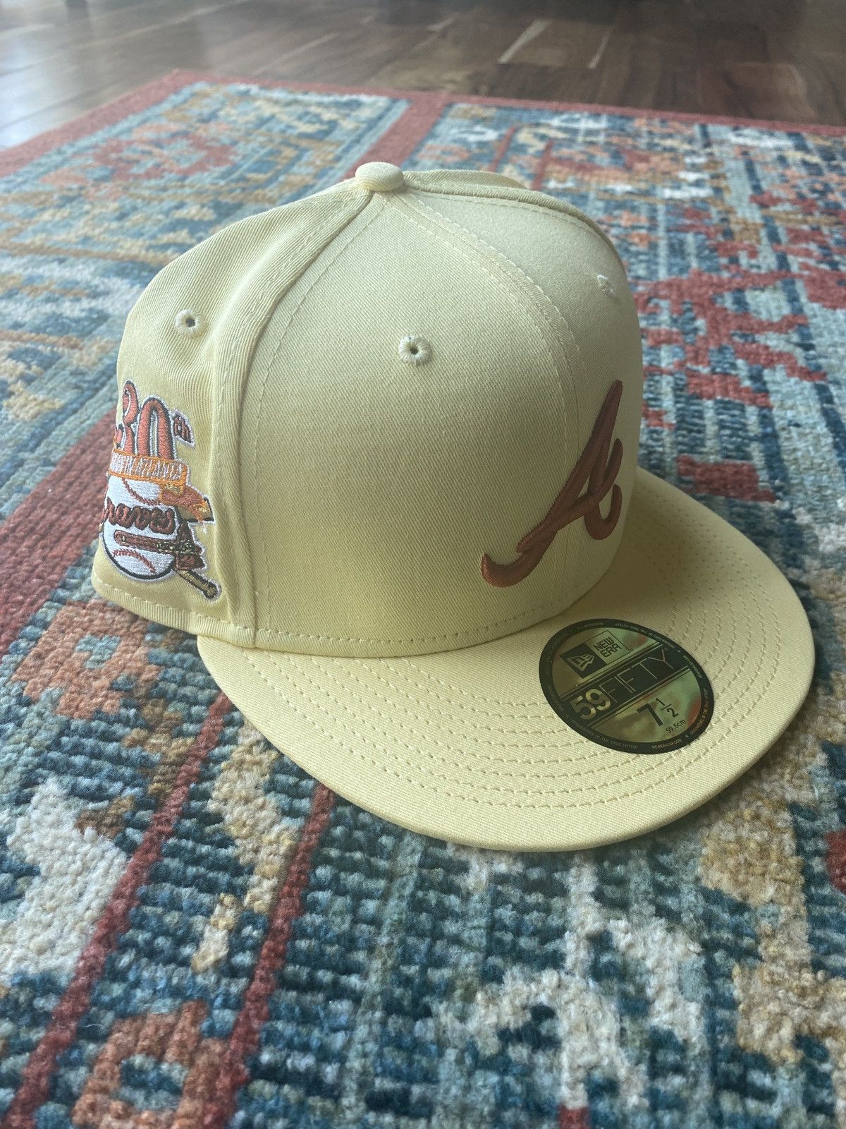 Hat Club × MLB × New Era Exclusive Fitted Yellow Atlanta Braves 30th Anniversary7 1/2 Size ONE SIZE - 1 Thumbnail