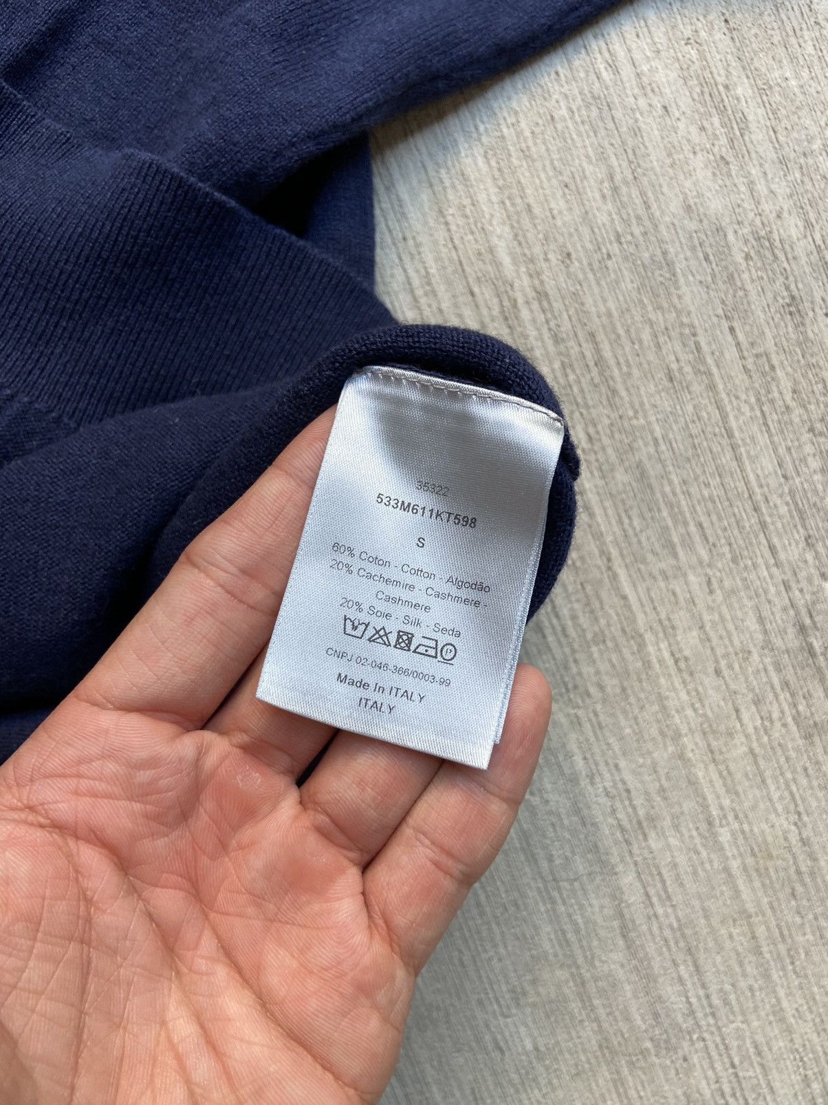 Christian Dior Monsieur × Designer × Dior Christian Dior Cashmere Silk Cardigan Sweater CD 47 Paris Size US S / EU 44-46 / 1 - 3 Thumbnail