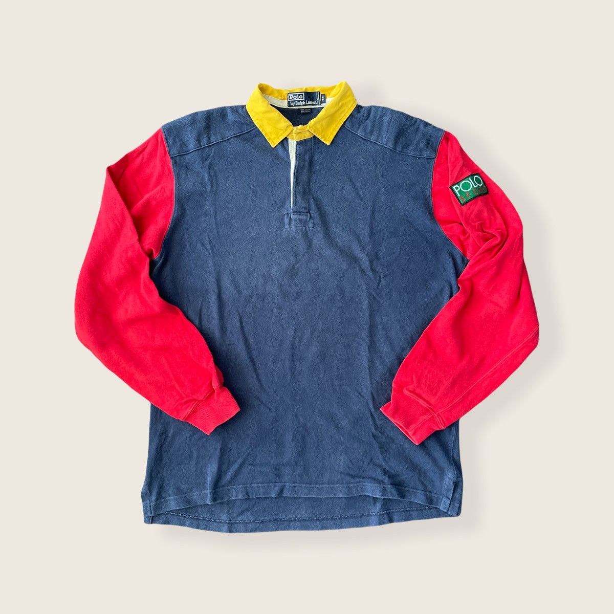 Polo Ralph Lauren Vintage Rare Polo Ralph Lauren ColorBlock Rugby