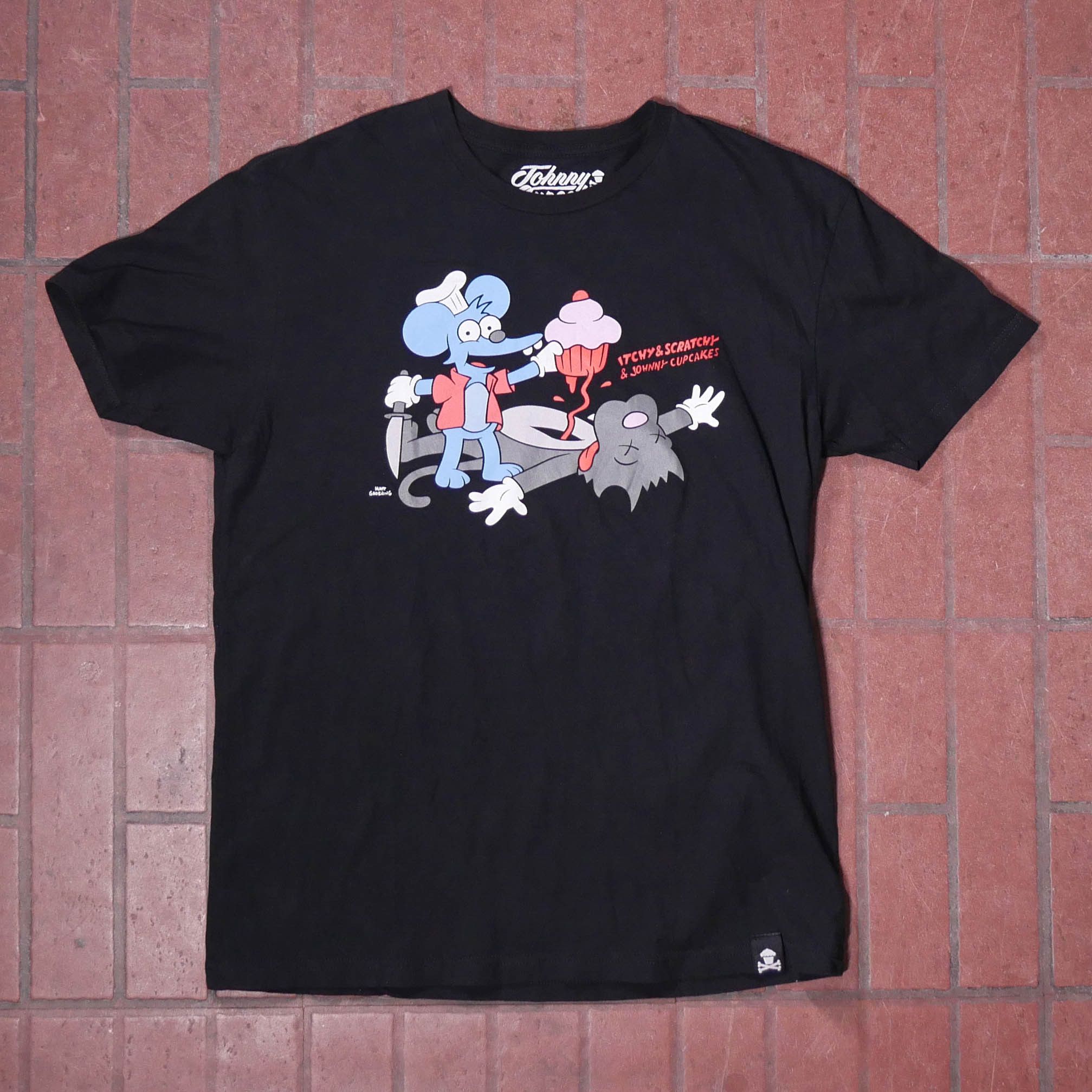 Johnny Cupcakes '14 Johnny Cupcakes x The Simpsons Itchy & Scratchy Tee ...