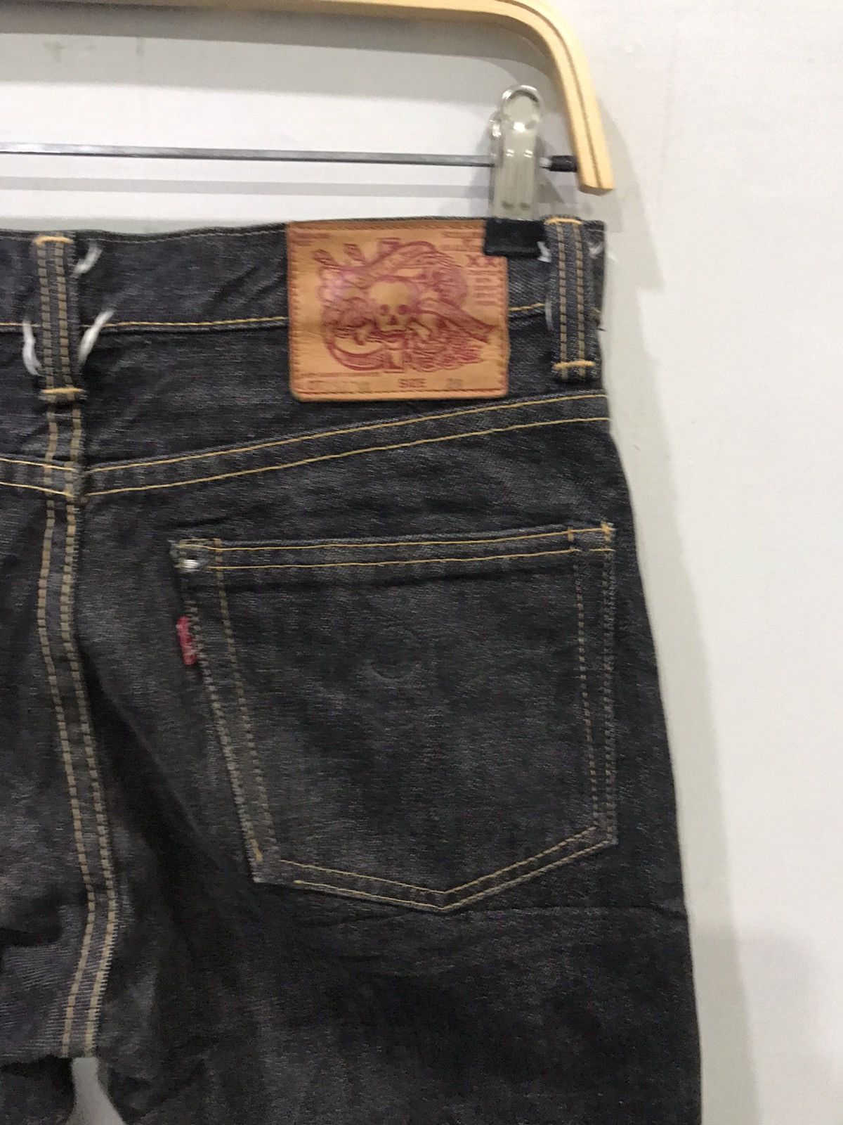 Alchemist × Japanese Brand ALCHEMIST FAB FOUR Skinny Designer Rare Biker Indigo Denim Size US 29 - 10 Thumbnail