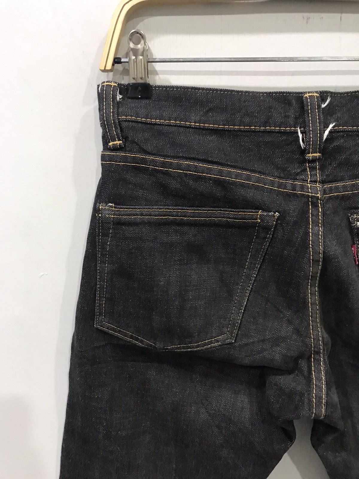 Alchemist × Japanese Brand ALCHEMIST FAB FOUR Skinny Designer Rare Biker Indigo Denim Size US 29 - 11 Thumbnail