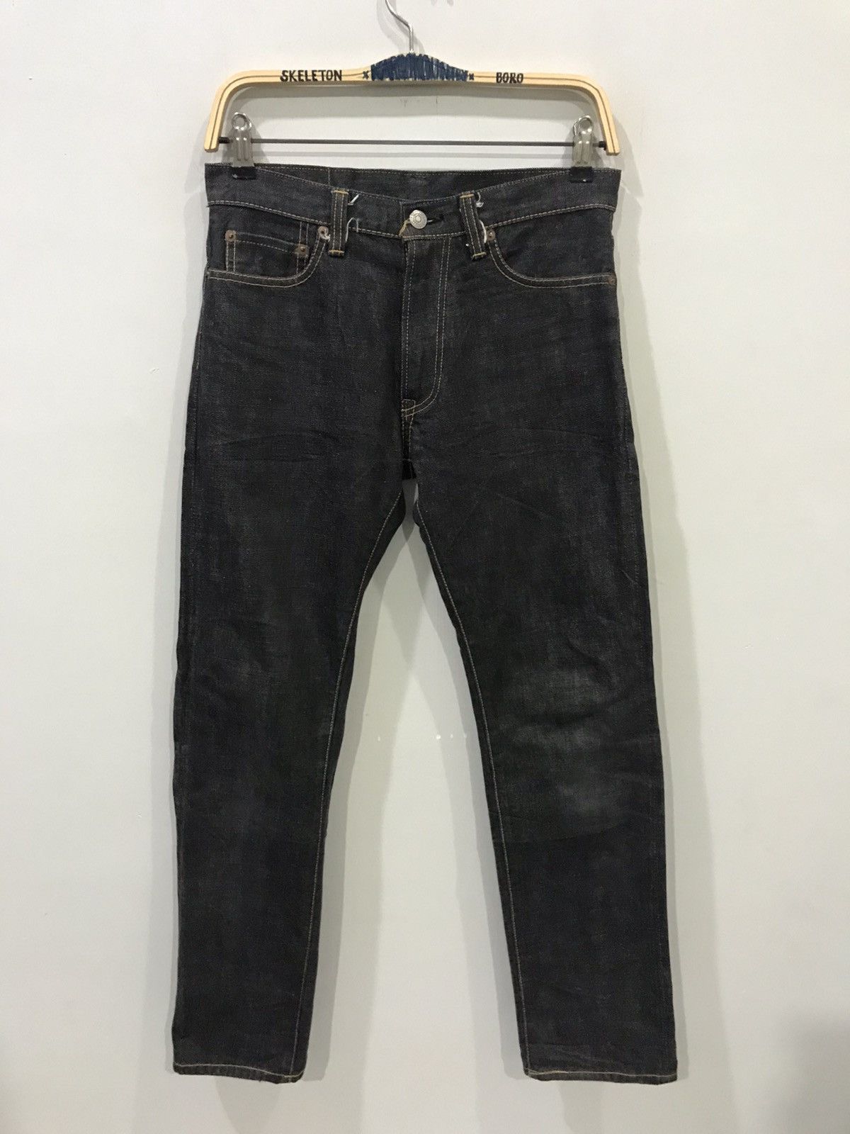 Alchemist × Japanese Brand ALCHEMIST FAB FOUR Skinny Designer Rare Biker Indigo Denim Size US 29 - 1 Thumbnail