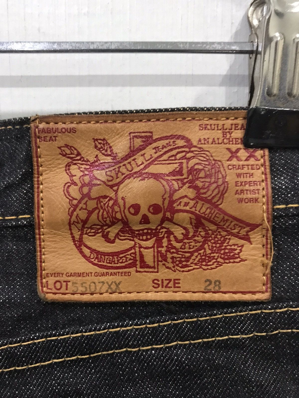 Alchemist × Japanese Brand ALCHEMIST FAB FOUR Skinny Designer Rare Biker Indigo Denim Size US 29 - 16 Thumbnail