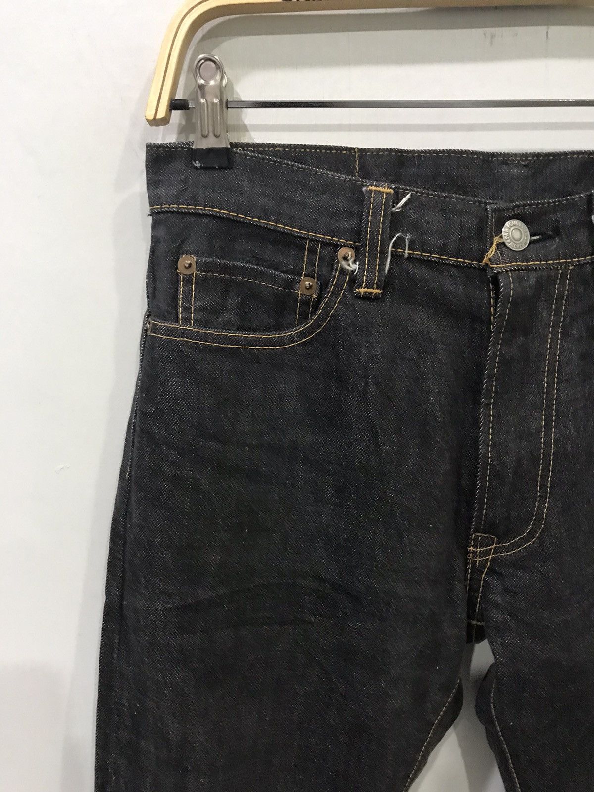 Alchemist × Japanese Brand ALCHEMIST FAB FOUR Skinny Designer Rare Biker Indigo Denim Size US 29 - 4 Thumbnail