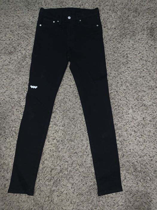 Streetwear Klan Life Skeleton Black Jeans Grailed