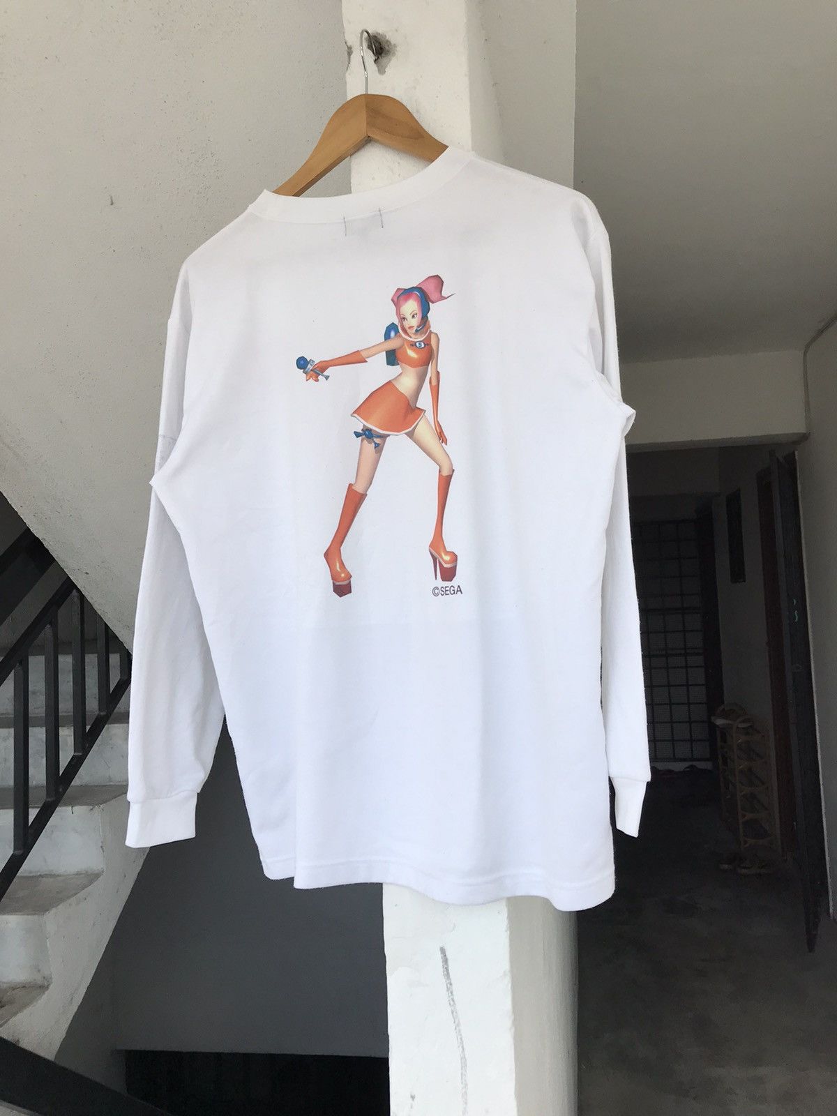 Anime × Japanese Brand × Vintage Vintage SEGA Space Chanel 5 Ulala Jersey cotton long sleeve Size US L / EU 52-54 / 3 - 8 Thumbnail
