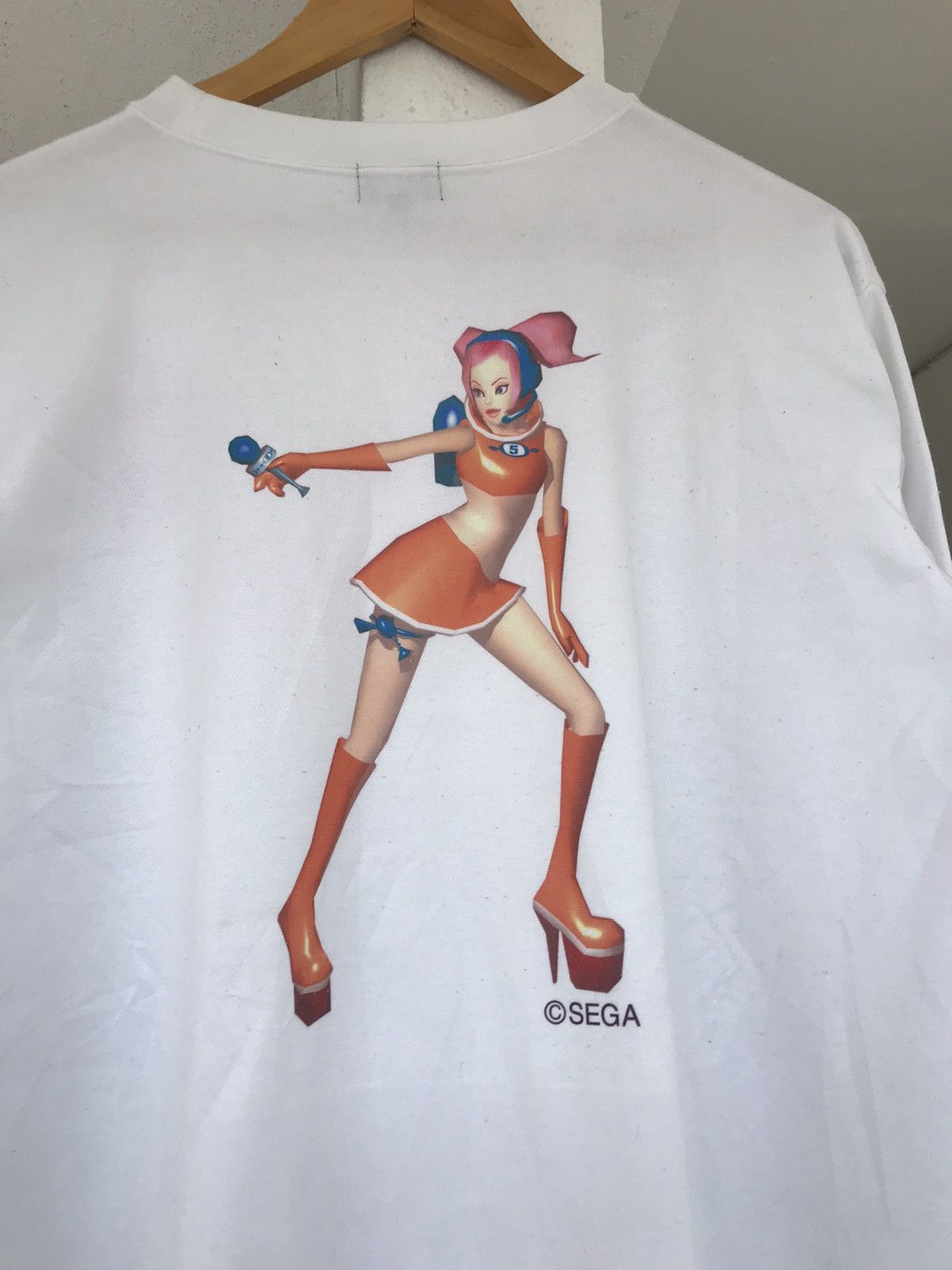 Anime × Japanese Brand × Vintage Vintage SEGA Space Chanel 5 Ulala Jersey cotton long sleeve Size US L / EU 52-54 / 3 - 9 Thumbnail