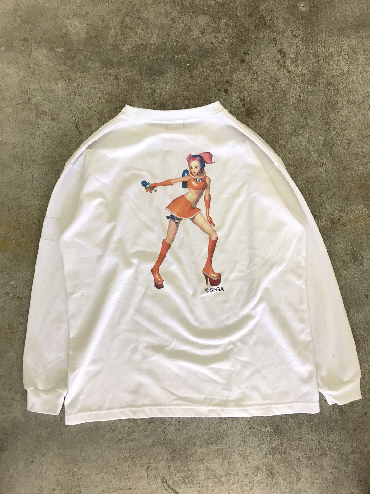 Anime × Japanese Brand × Vintage Vintage SEGA Space Chanel 5 Ulala Jersey cotton long sleeve Size US L / EU 52-54 / 3 - 1 Thumbnail