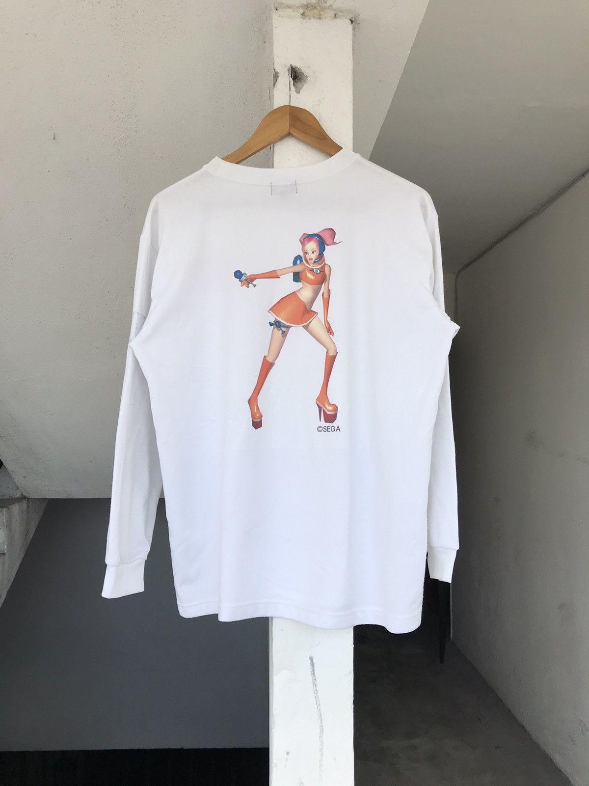 Anime × Japanese Brand × Vintage Vintage SEGA Space Chanel 5 Ulala Jersey cotton long sleeve Size US L / EU 52-54 / 3 - 7 Thumbnail