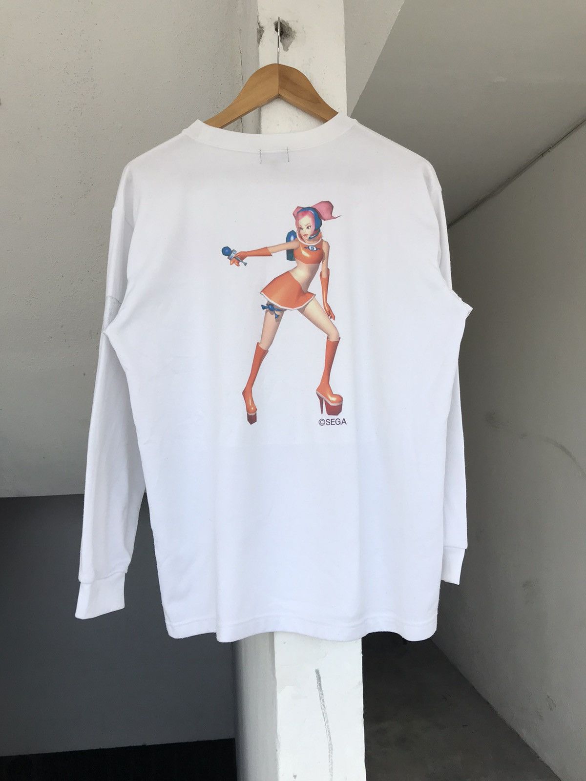 Anime × Japanese Brand × Vintage Vintage SEGA Space Chanel 5 Ulala Jersey cotton long sleeve Size US L / EU 52-54 / 3 - 6 Thumbnail