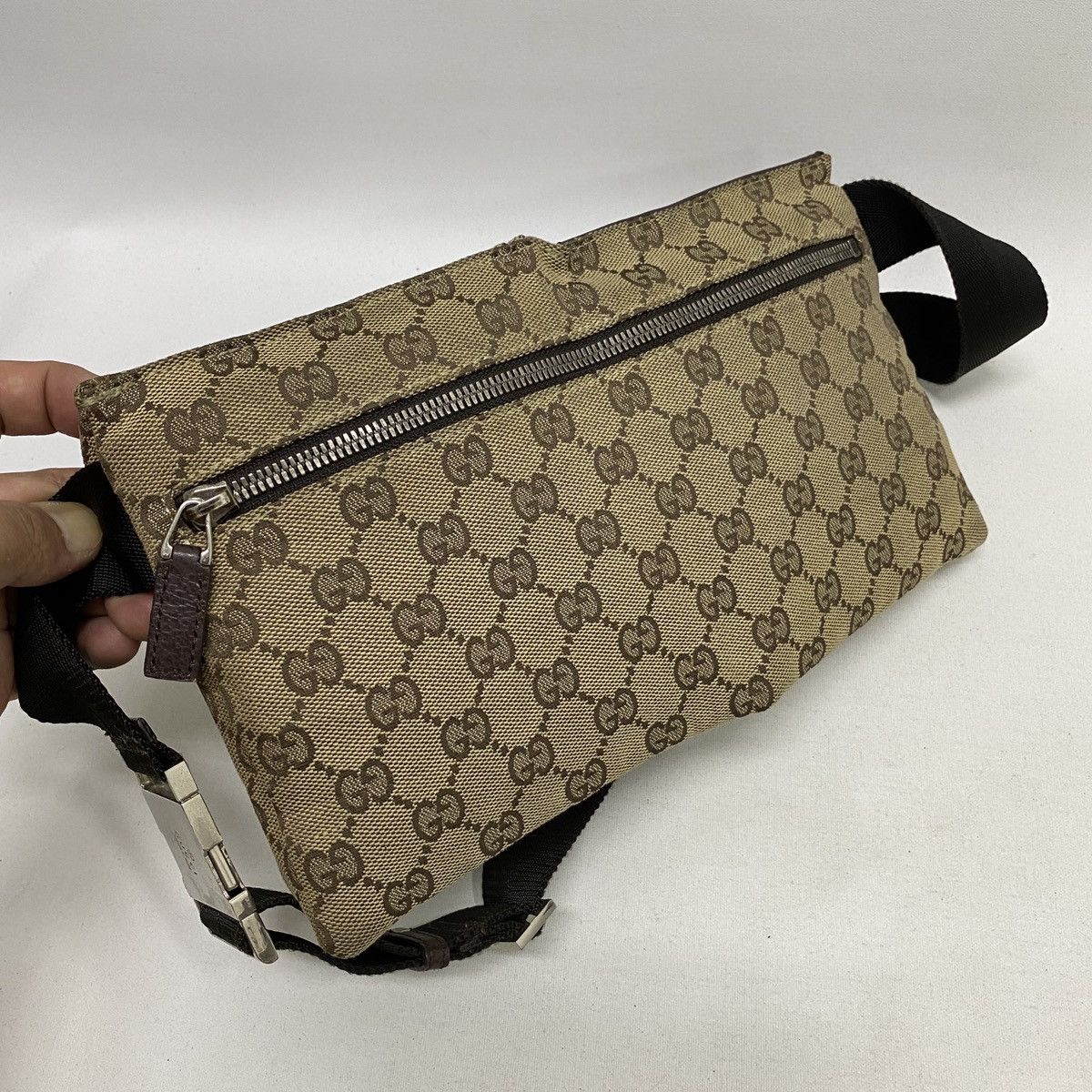 Gucci AUTHENTIC GUCCI GG BROWN WAIST BUM BAG Size ONE SIZE - 6 Thumbnail