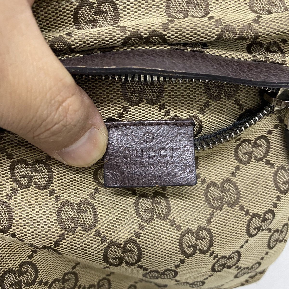 Gucci AUTHENTIC GUCCI GG BROWN WAIST BUM BAG Size ONE SIZE - 10 Thumbnail