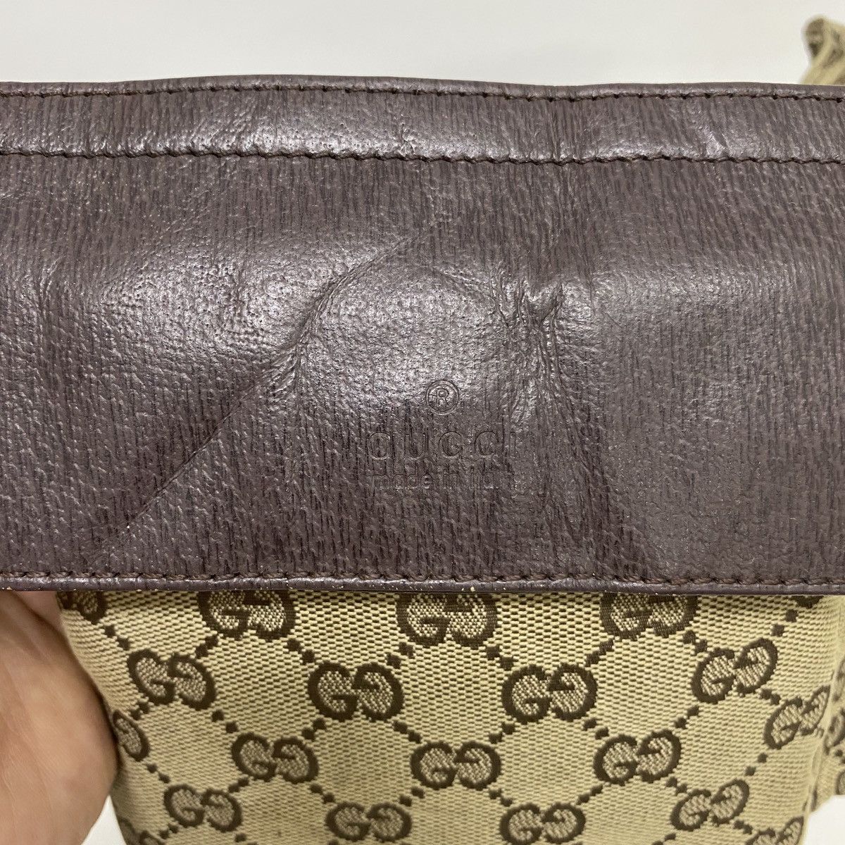 Gucci AUTHENTIC GUCCI GG BROWN WAIST BUM BAG Size ONE SIZE - 5 Thumbnail