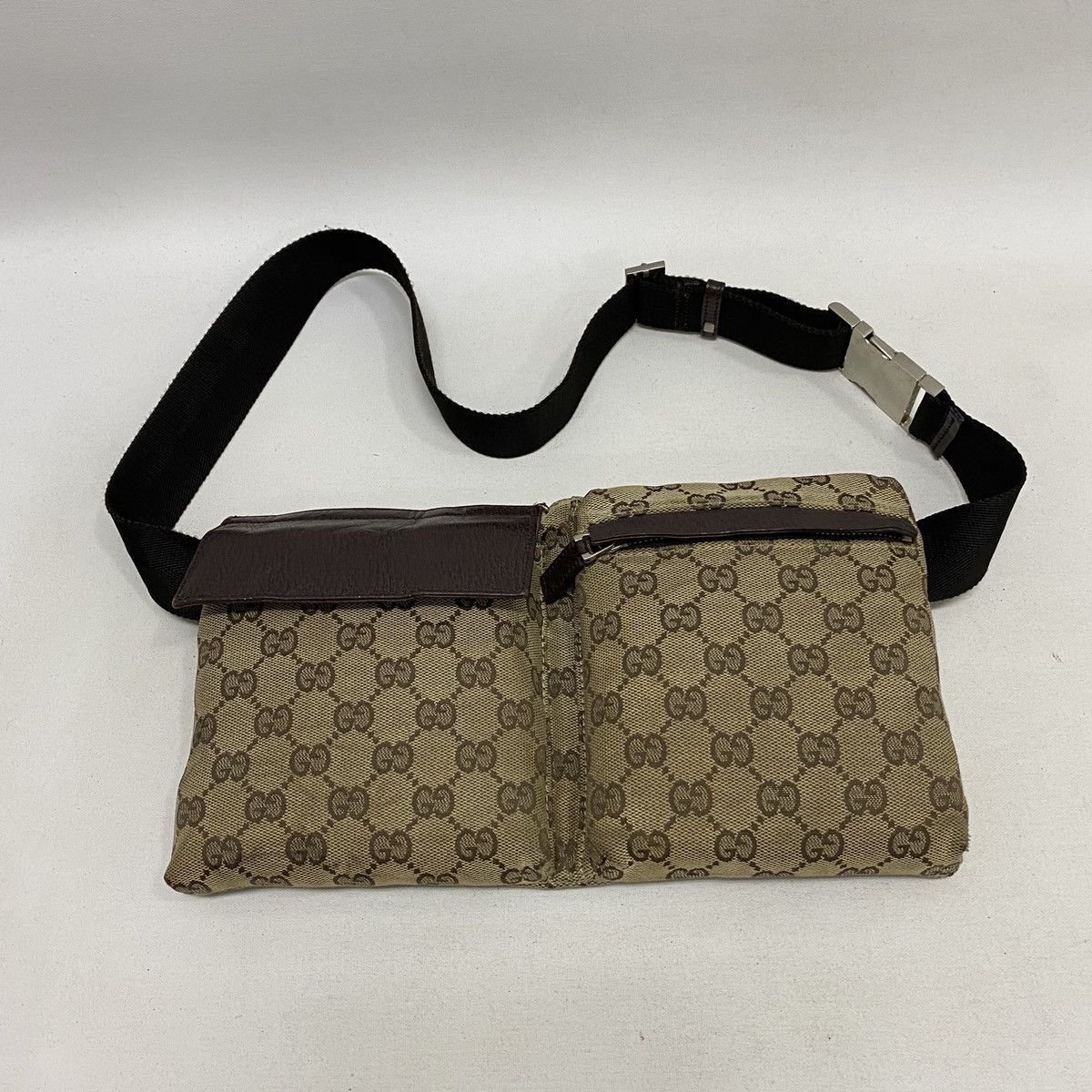 Gucci AUTHENTIC GUCCI GG BROWN WAIST BUM BAG Size ONE SIZE - 2 Thumbnail
