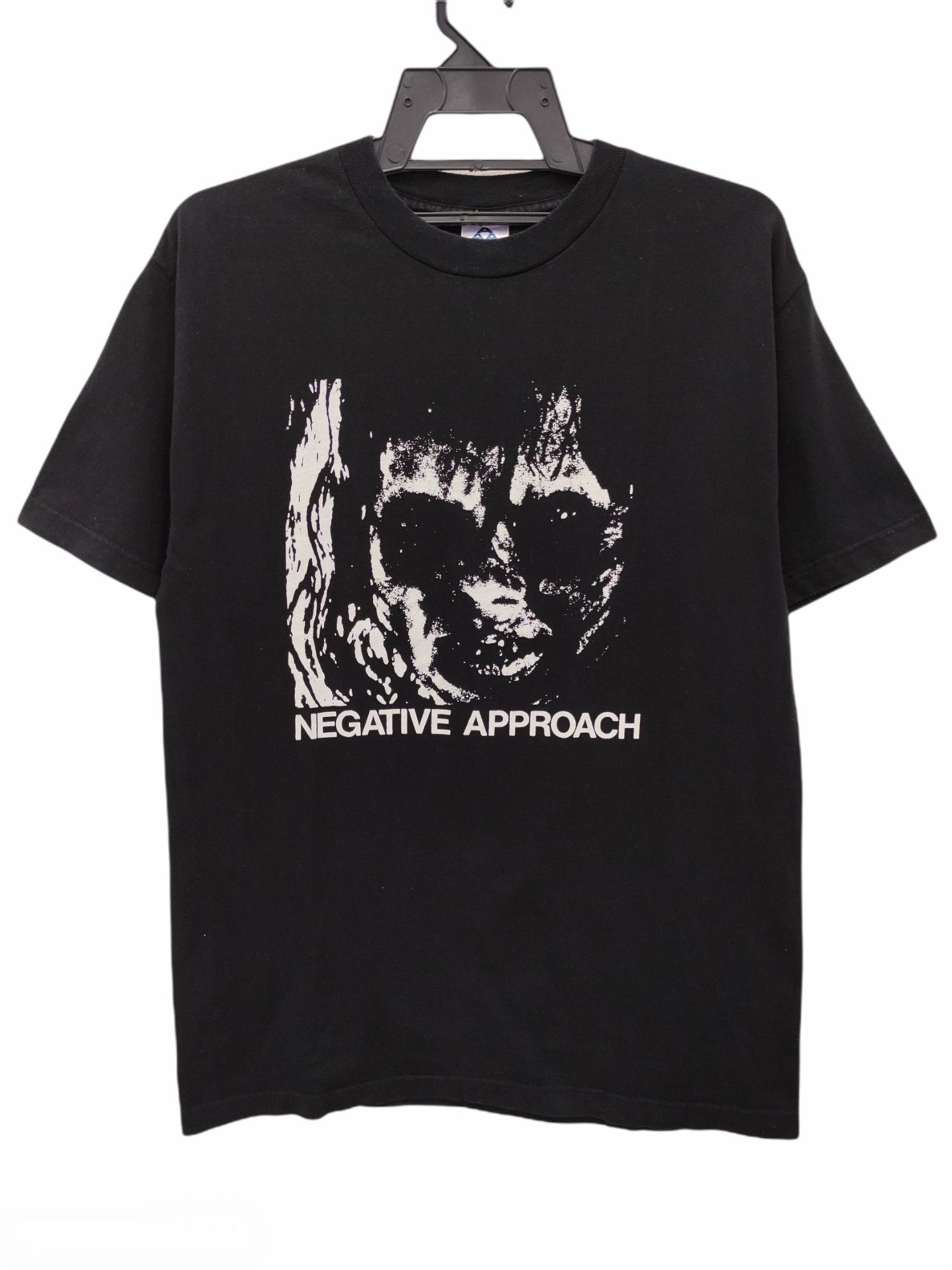 Band Tees VINTAGE NEGATIVE APPROACH PROMO ALBUM BLACK TEE Size US M / EU 48-50 / 2 - 1 Thumbnail