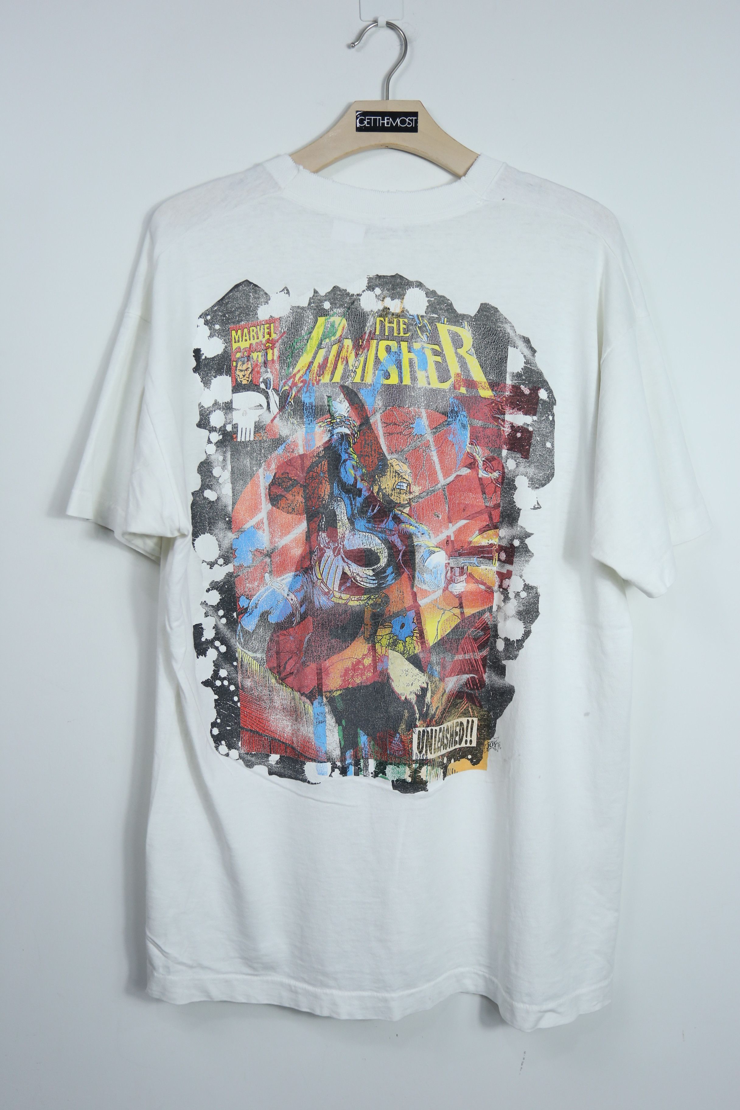 Marvel Comics × Vintage Rare The Punisher Test Print on Marlboro Tee (XL) GTMC444 Size US XL / EU 56 / 4 - 1 Thumbnail