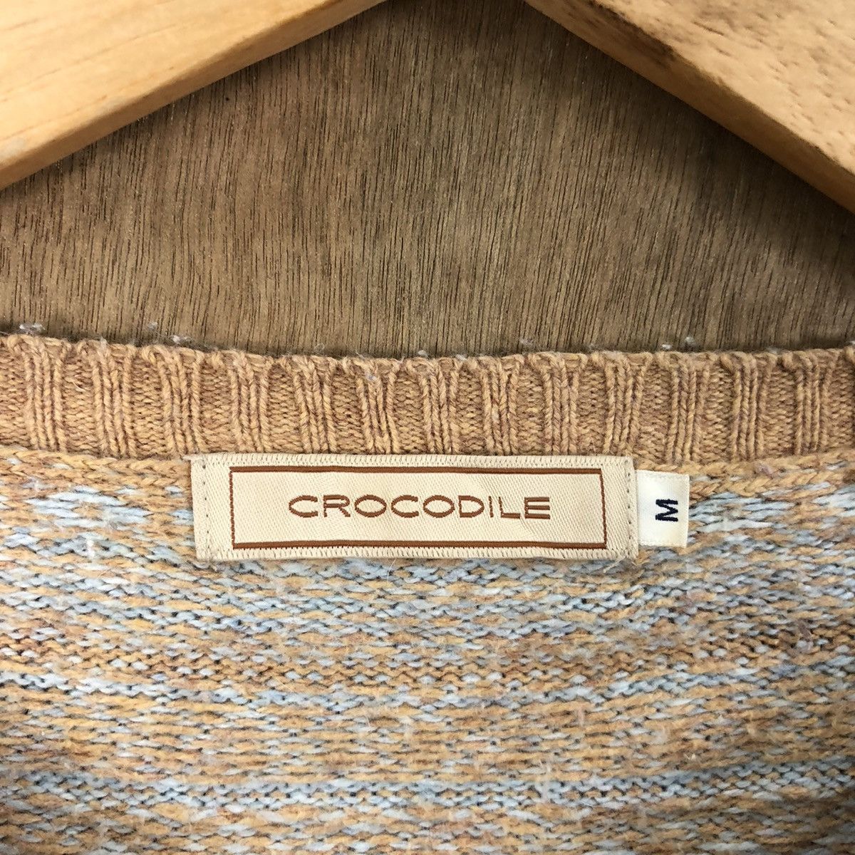 Aran Isles Knitwear × Japanese Brand Crocodile Multicolor Cardigan Knitwear #029 Size US M / EU 48-50 / 2 - 6 Thumbnail