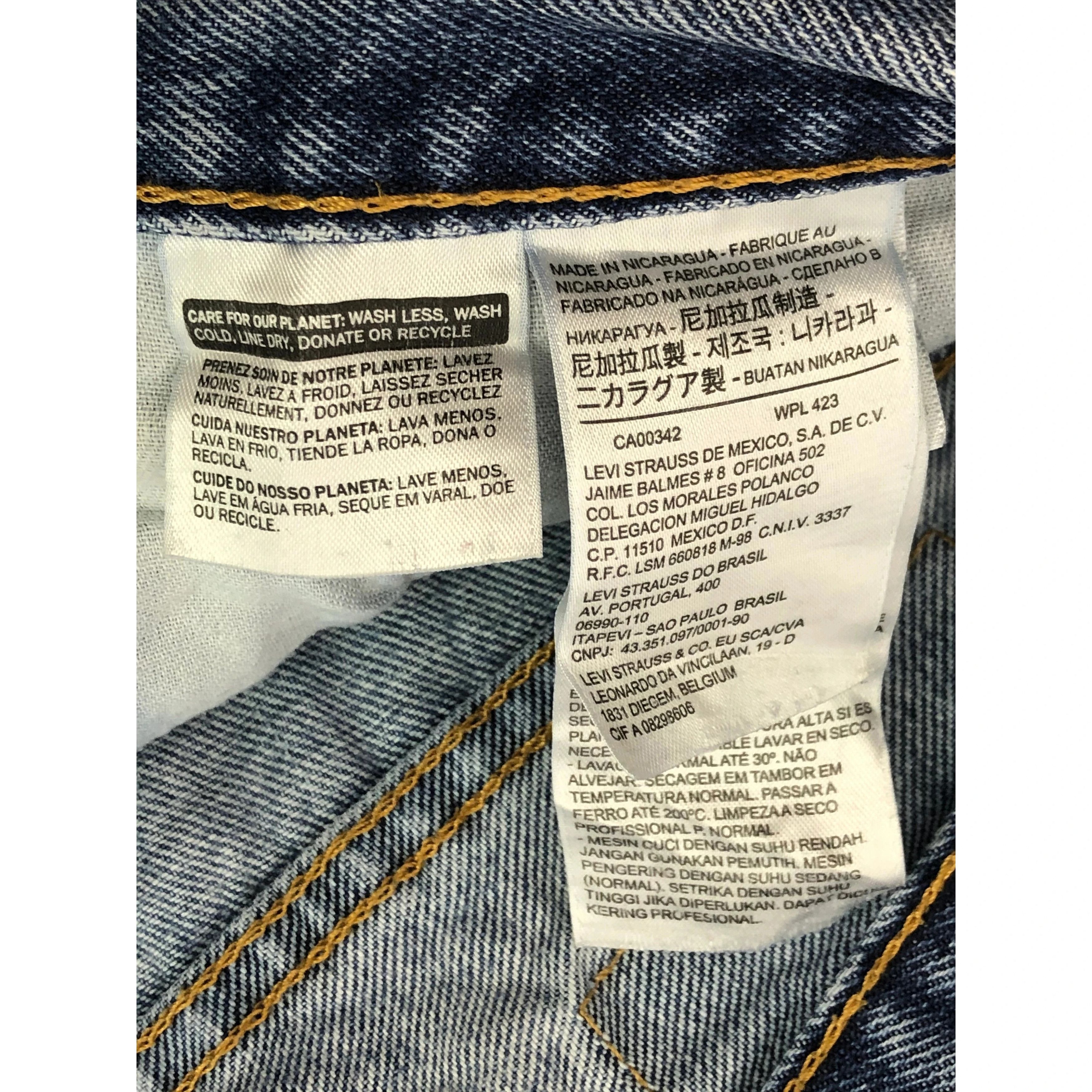Levi's Vintage Levis 550 Relaxed Fit Faded Denim Distressed DP0081 Size US 38 / EU 54 - 6 Thumbnail