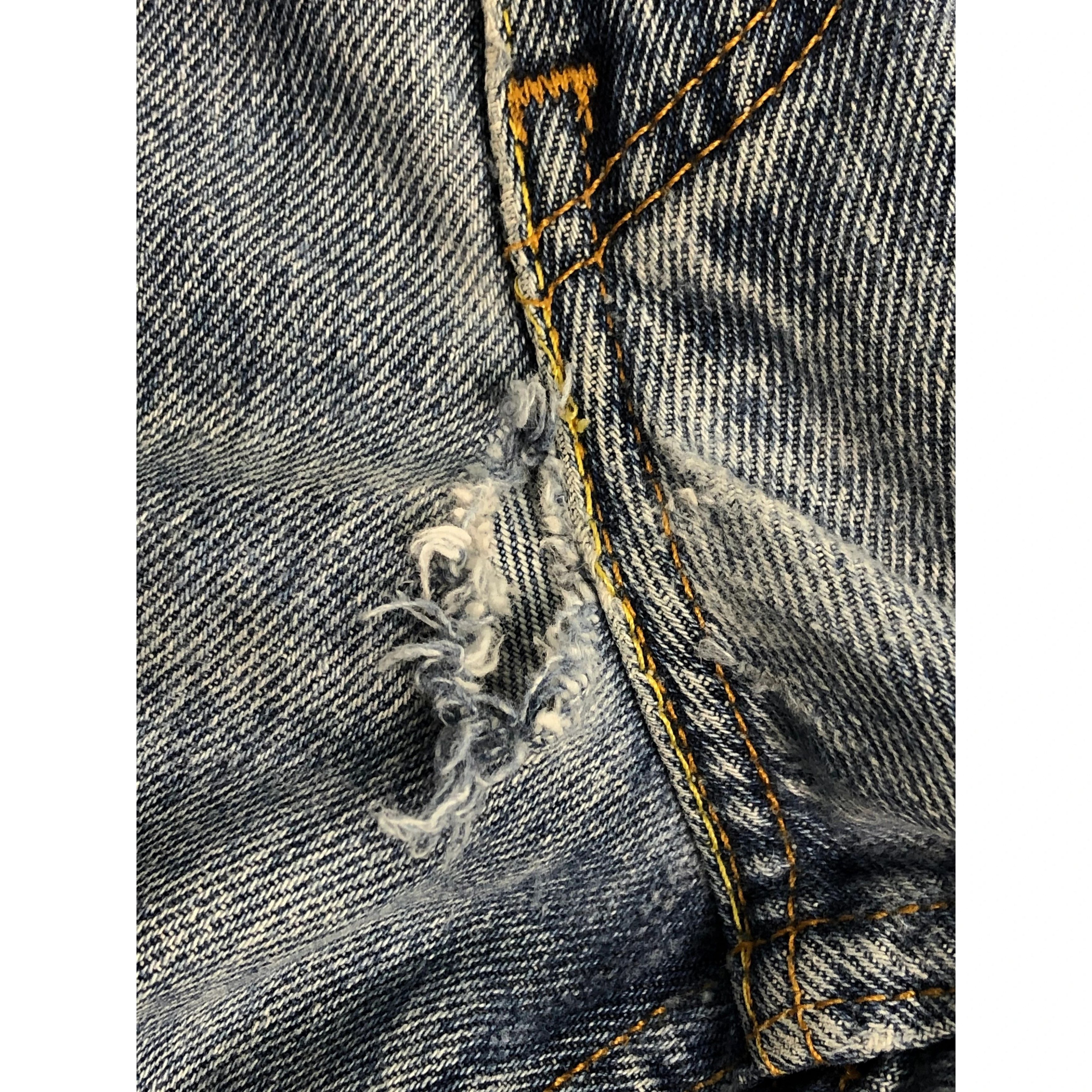 Levi's Vintage Levis 550 Relaxed Fit Faded Denim Distressed DP0081 Size US 38 / EU 54 - 8 Thumbnail