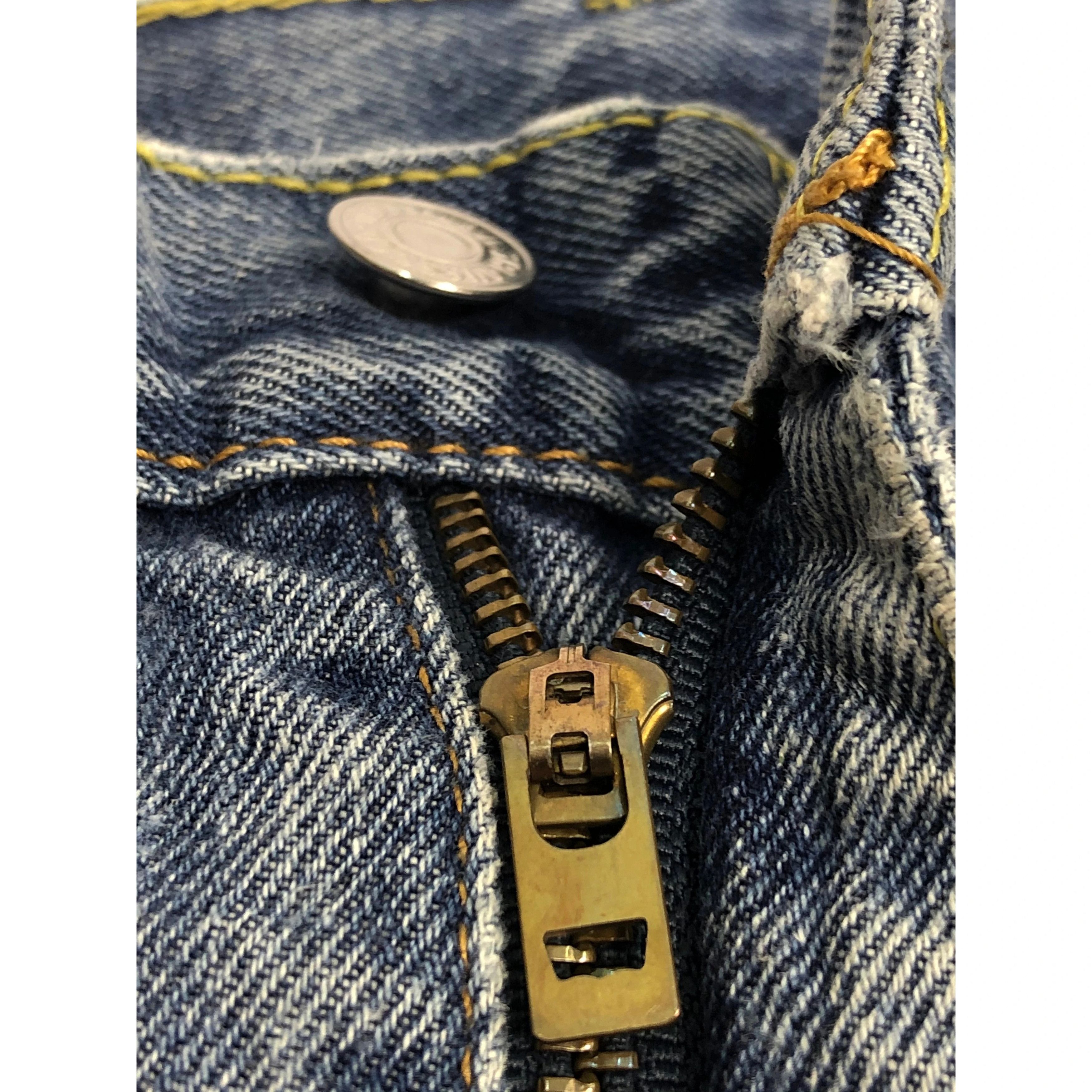 Levi's Vintage Levis 550 Relaxed Fit Faded Denim Distressed DP0081 Size US 38 / EU 54 - 9 Thumbnail