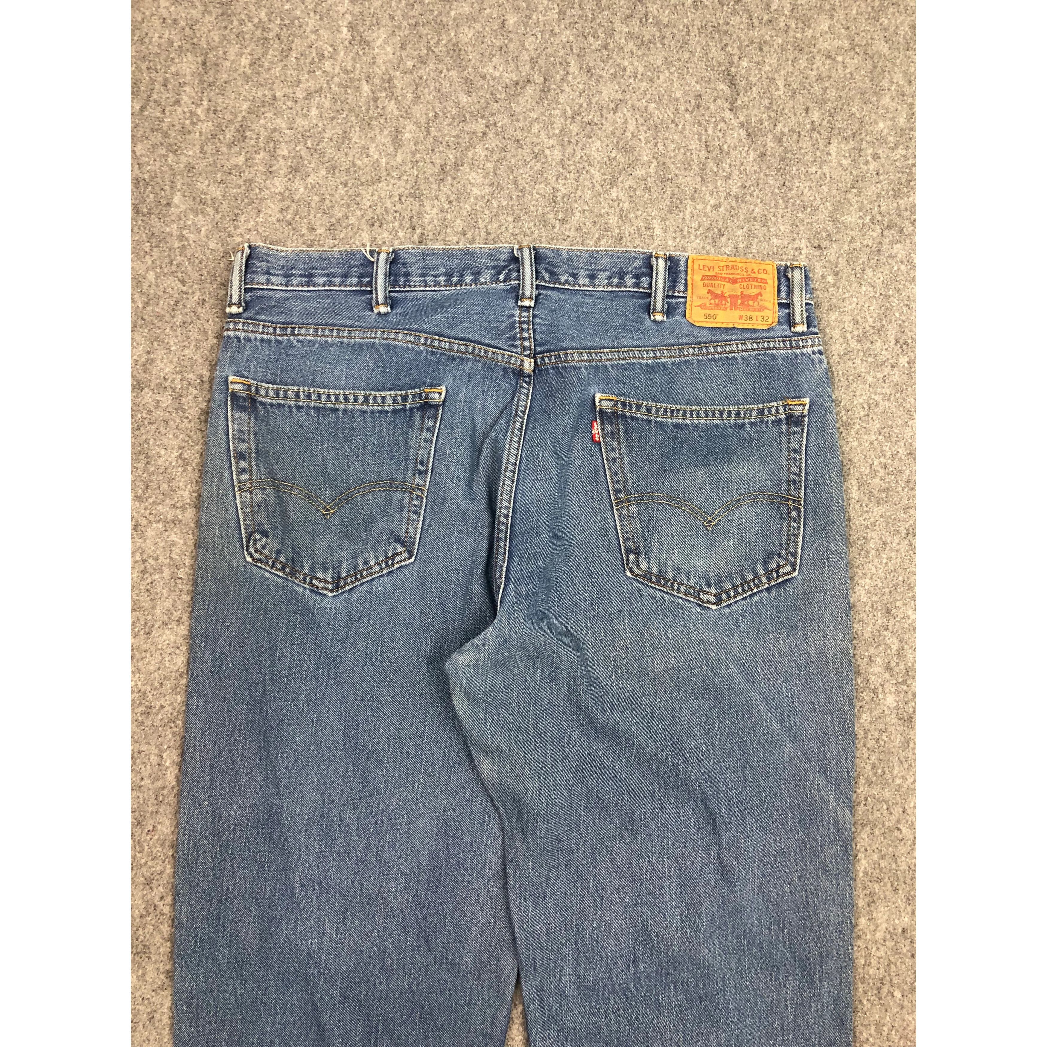 Levi's Vintage Levis 550 Lightwash Jeans DP0502 Size US 39 - 4 Thumbnail