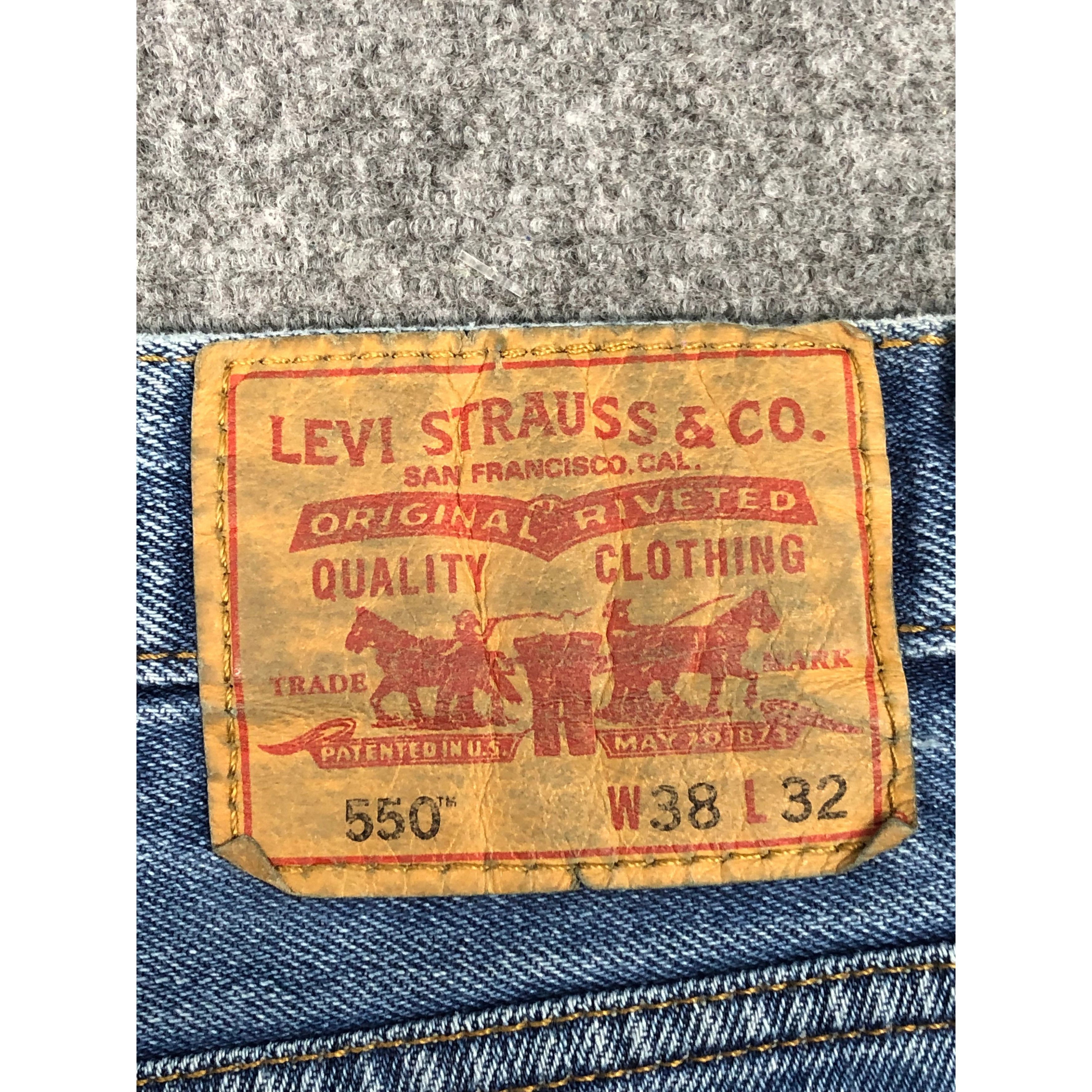 Levi's Vintage Levis 550 Lightwash Jeans DP0502 Size US 39 - 5 Thumbnail